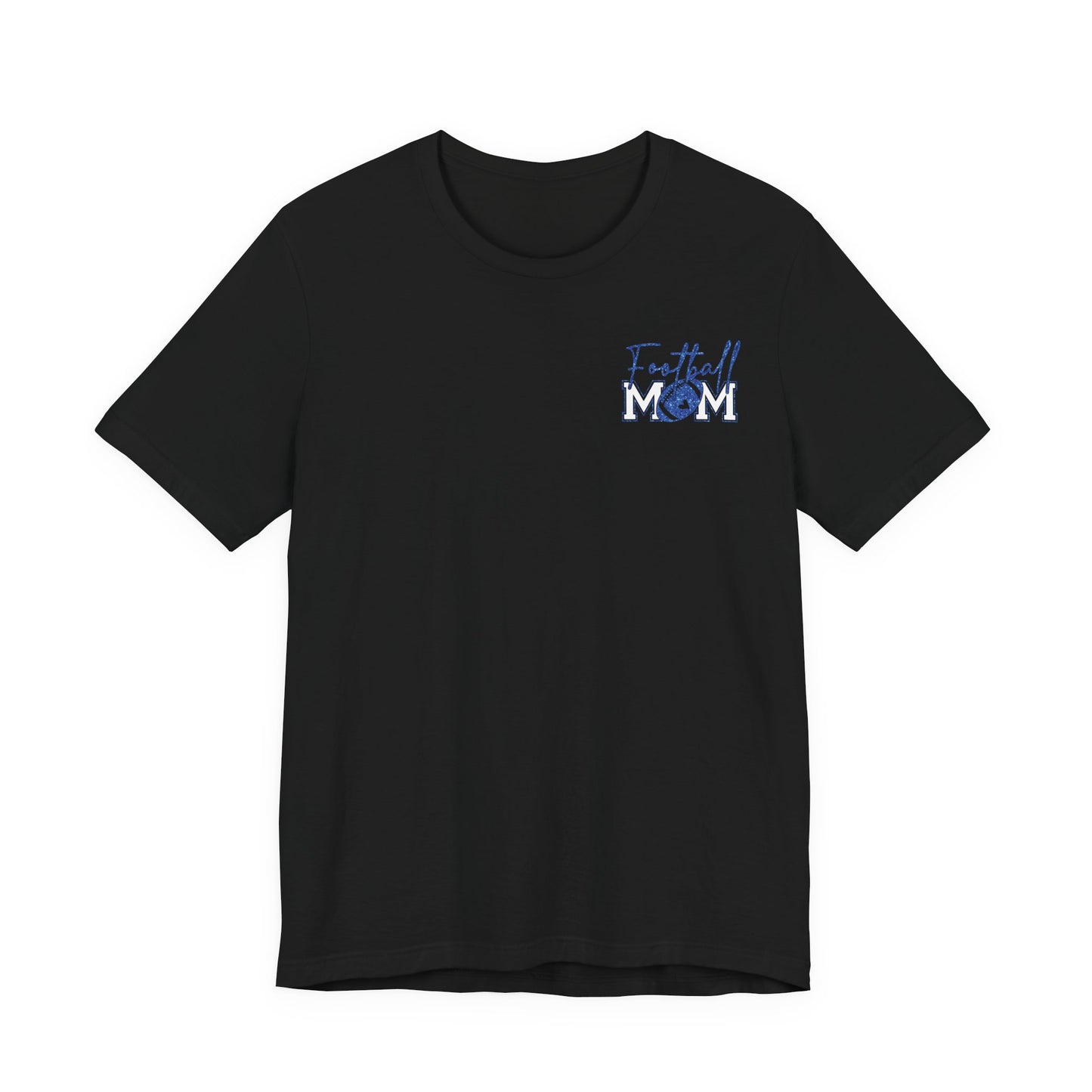 Football Mom T-Shirt, Blue Glitter Football Mom Shirt, Football Mom Shirt, Football Shirt, Football Mama Shirt, Football Shirt Svg, Game Day