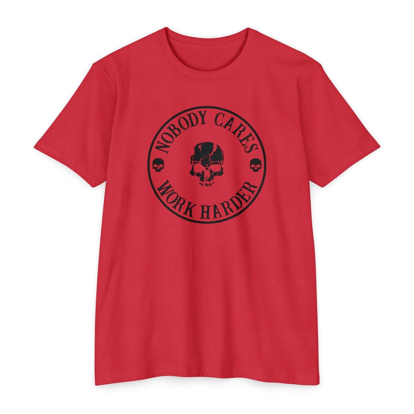 Nobody Cares, Work Harder Next Level 6200 Graphic Tee, Casual Wear, Gift for Friends, Workouts, Streetwear