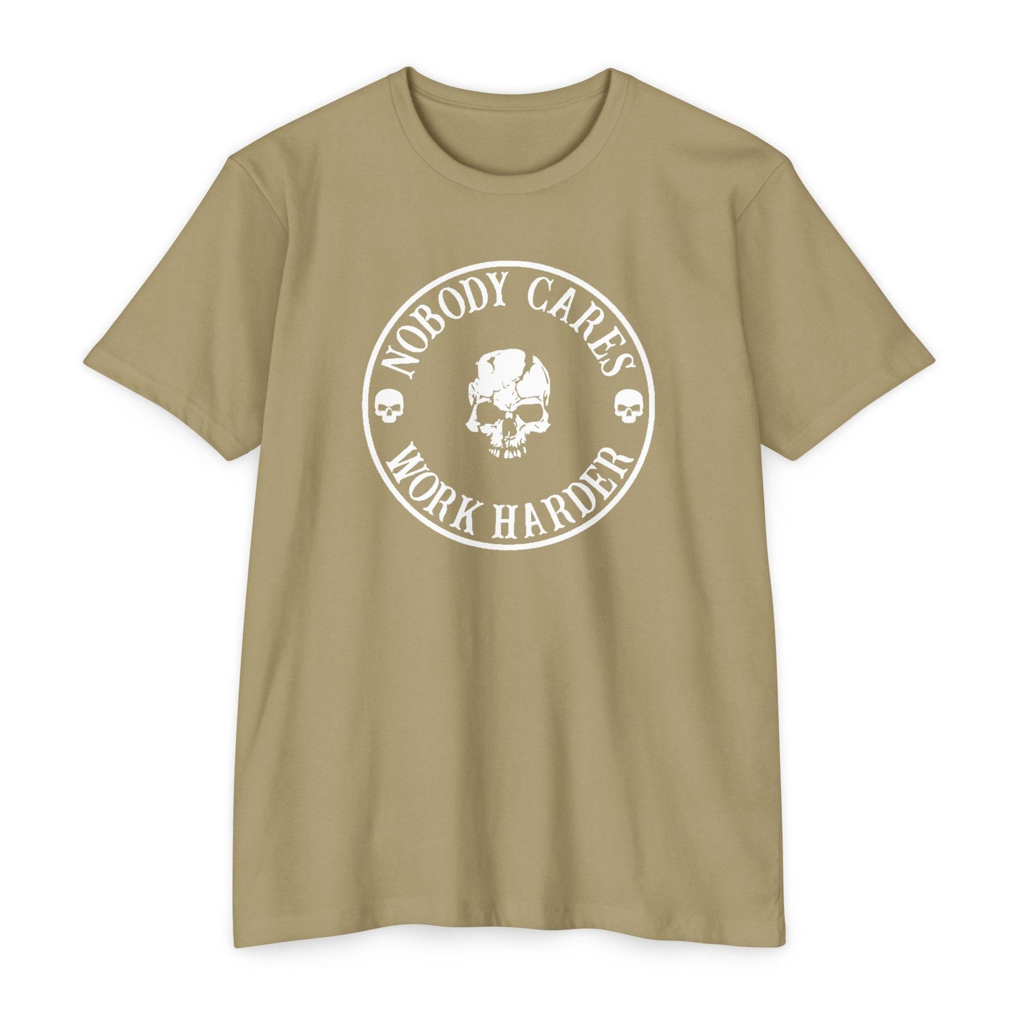 Nobody Cares, Work Harder Next Level 6200 Graphic Tee, Casual Wear, Gift for Friends, Workouts, Streetwear