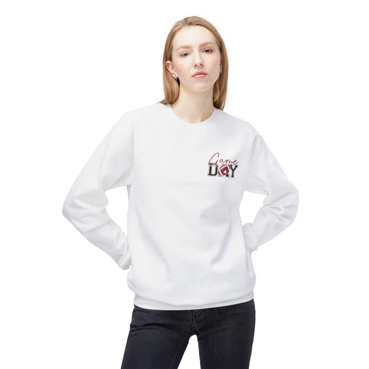 Game Day Football Long Sleeve Tee, Maroon Glitter Football Mom Shirt, Football Mom Shirt , Football, Football Mama , Football Shirt