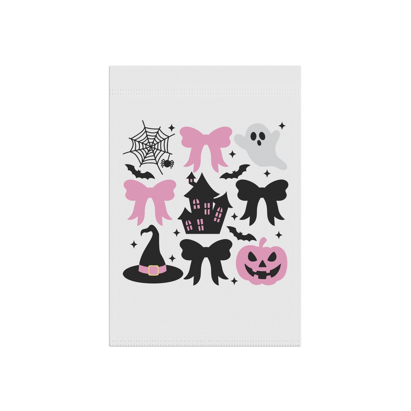 Halloween Garden Banner, Spooky Decor, Outdoor Halloween Decor, Seasonal Garden Flags, Fall Celebration Banner