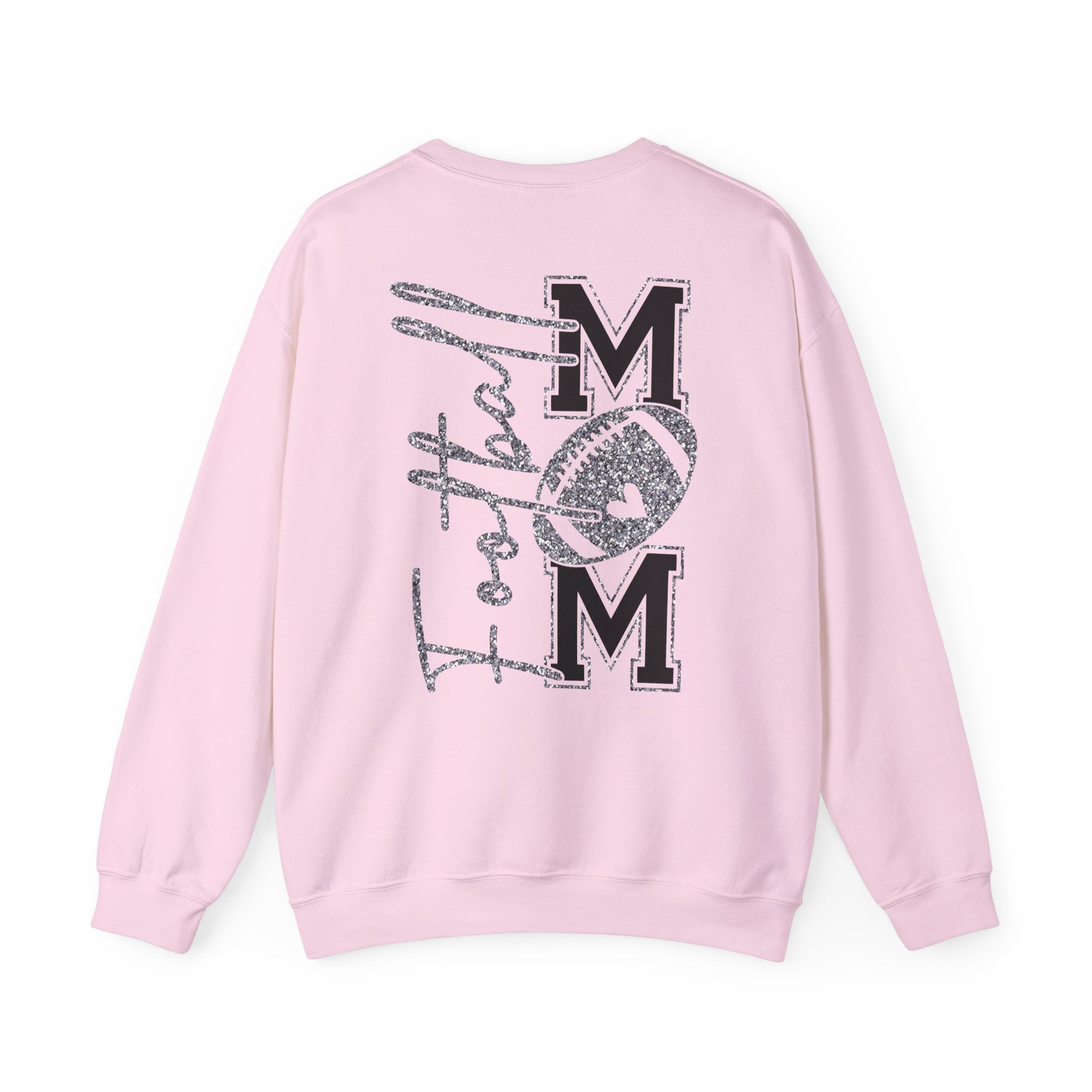 Football Mom Sweatshirt, Cozy Crewneck for Sports Moms, Gift for Football Season, Casual Wear, Game Day Outfit