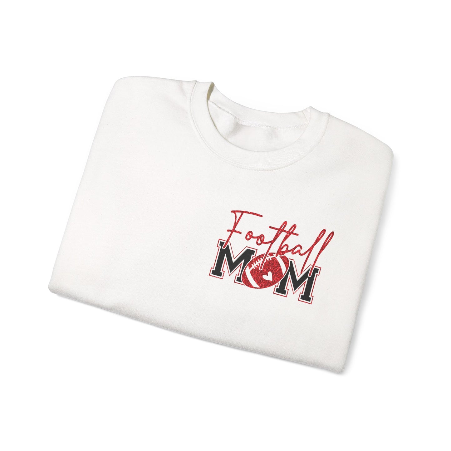 Football Mom Sweatshirt, Red Glitter Football Mom shirt, Football, Football Season, Football Mama, Football game Shirt, Game Day
