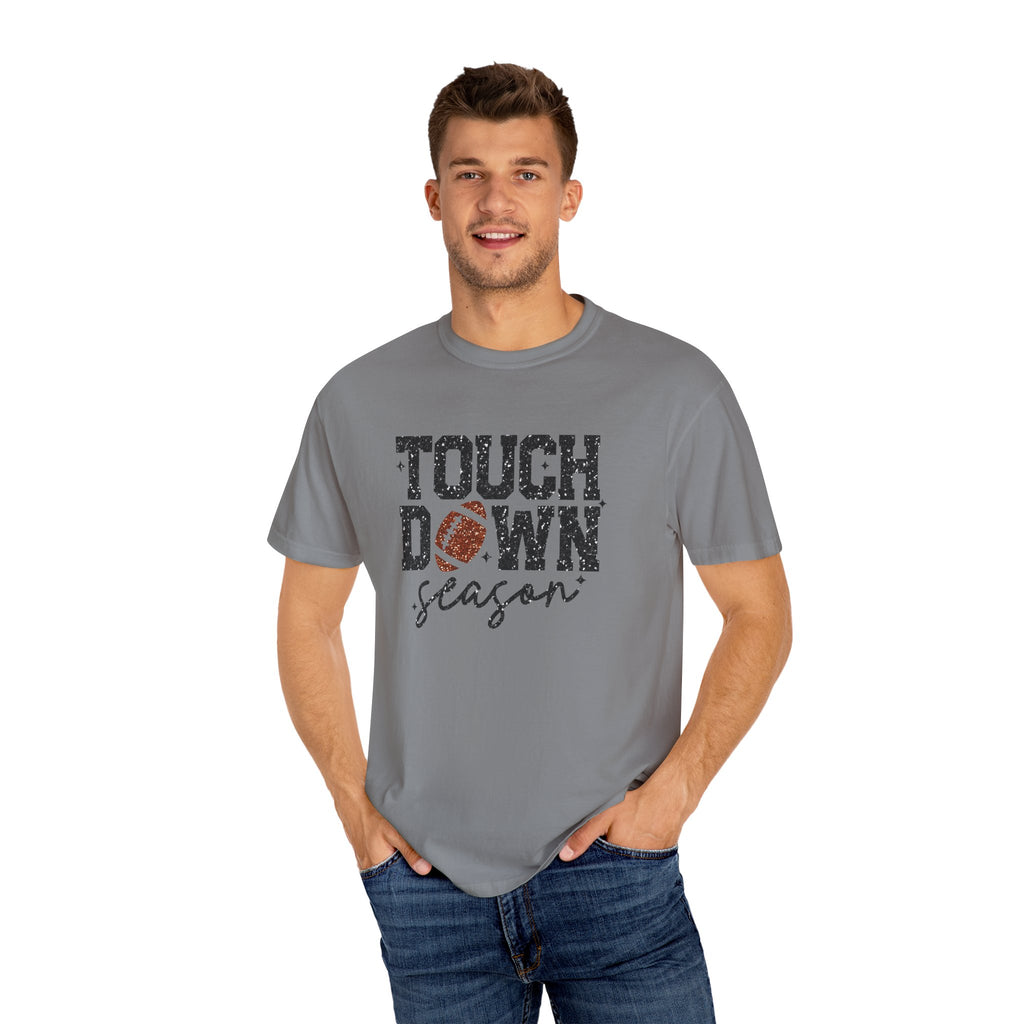 Touch Down Season Unisex T-Shirt, Sports Shirt, Football Tee, Game Day Apparel, Gift for Football Fans, Casual Comfortable Wear