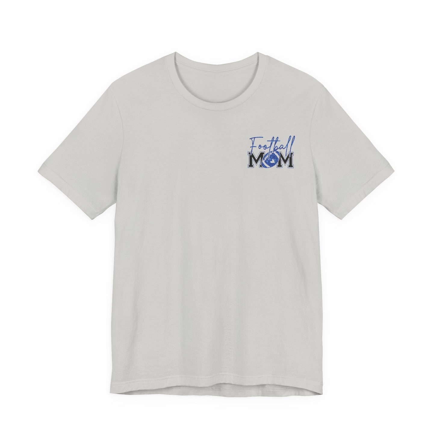 Football Mom T-Shirt, Blue Glitter Football Mom Shirt, Football Mom Shirt, Football Shirt, Football Mama Shirt, Football Shirt Svg, Game Day