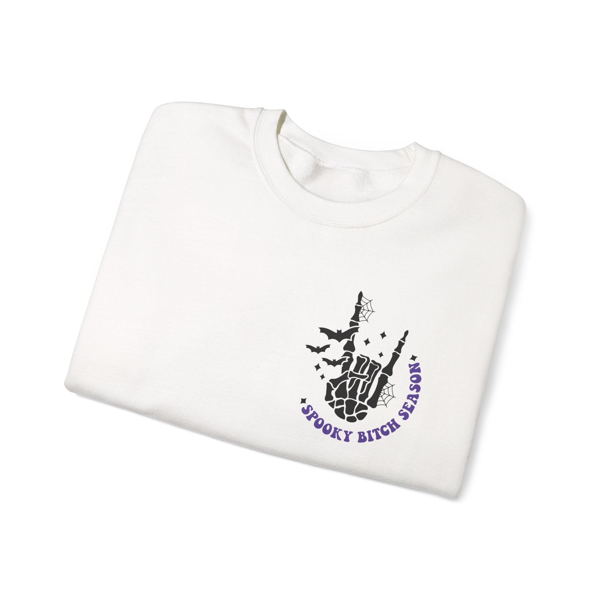 Spooky Season Crewneck Sweatshirt, Halloween Apparel, Unisex Sweatshirt, Cozy Fall Fashion, Gift for Her, Graphic Sweatshirt