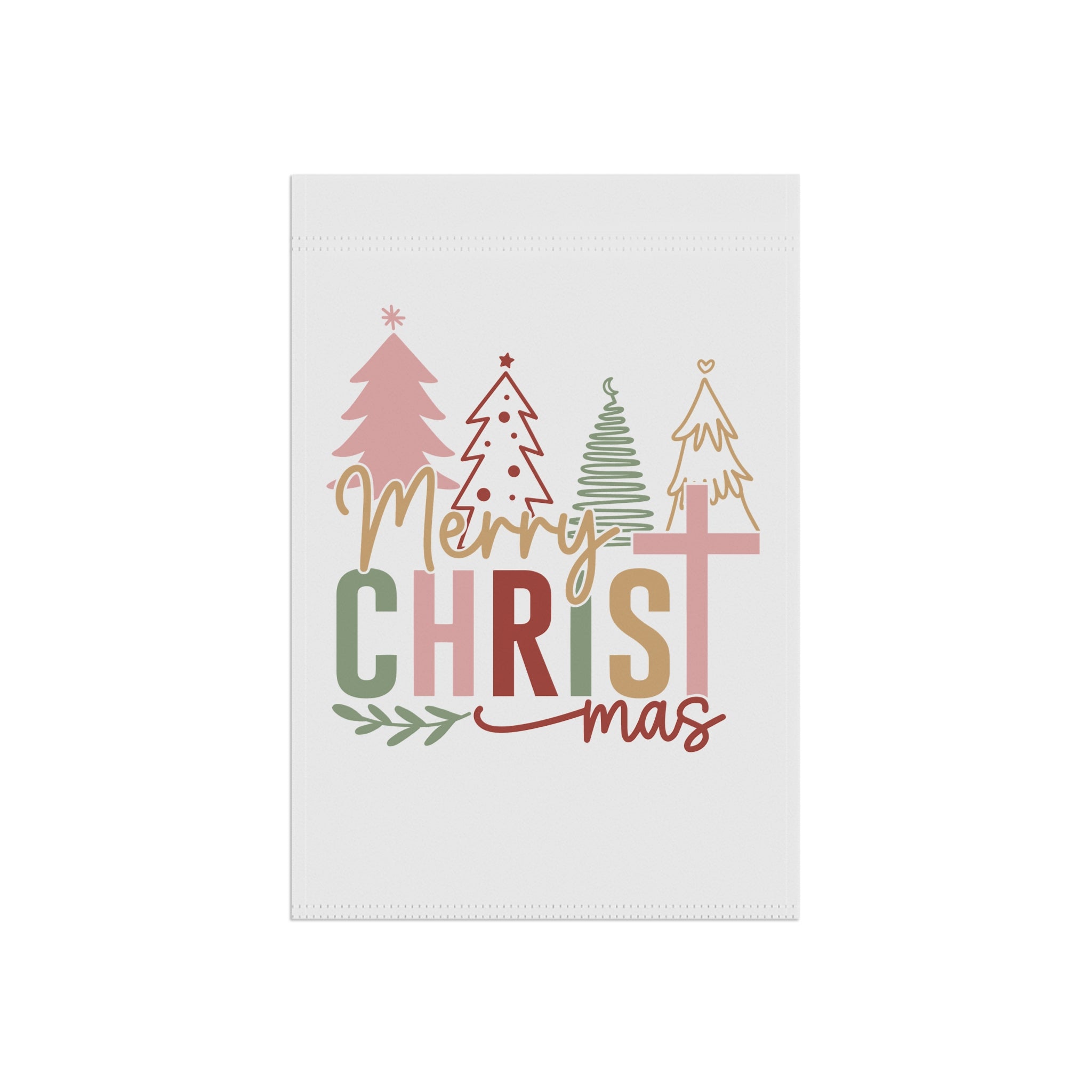 Merry Christmas Garden Banner, Holiday Decor, Outdoor Decoration, Festive Welcome Sign, Seasonal Home Decor