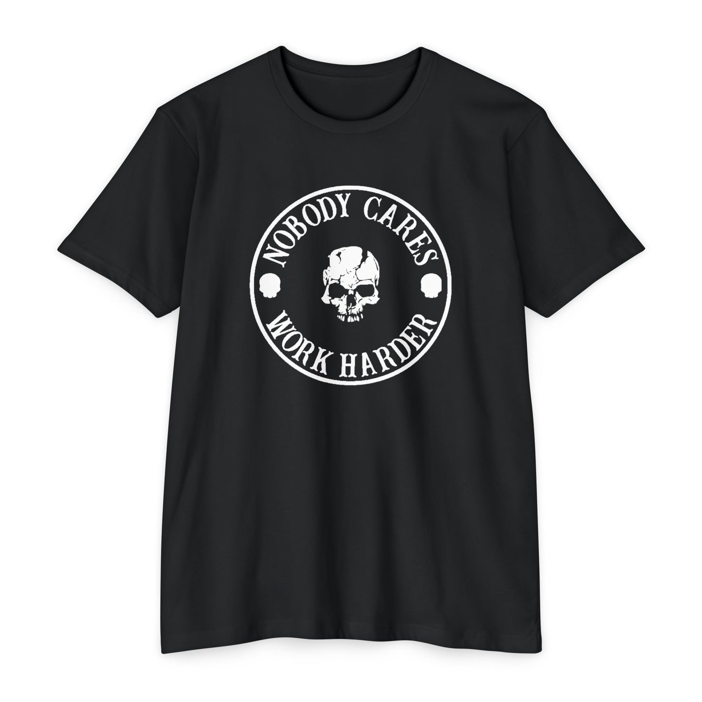 Nobody Cares, Work Harder Next Level 6200 Graphic Tee, Casual Wear, Gift for Friends, Workouts, Streetwear