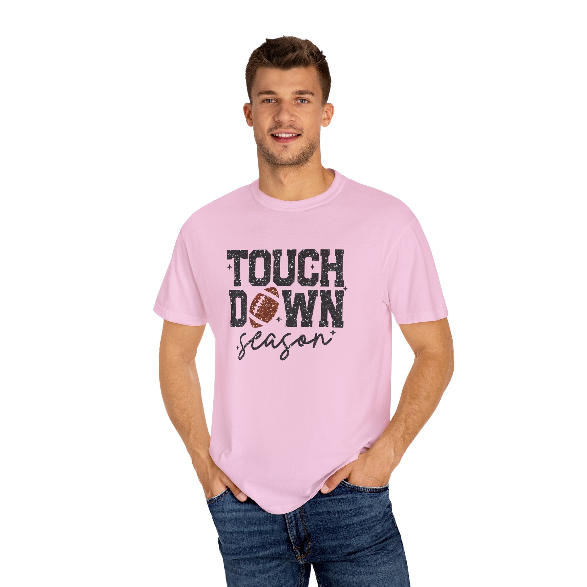Touch Down Season Unisex T-Shirt, Sports Shirt, Football Tee, Game Day Apparel, Gift for Football Fans, Casual Comfortable Wear