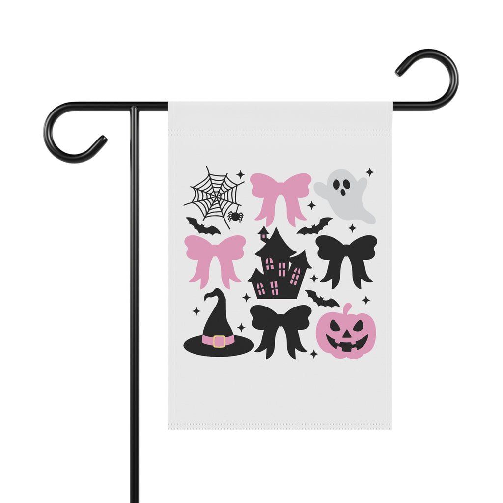 Halloween Garden Banner, Spooky Decor, Outdoor Halloween Decor, Seasonal Garden Flags, Fall Celebration Banner