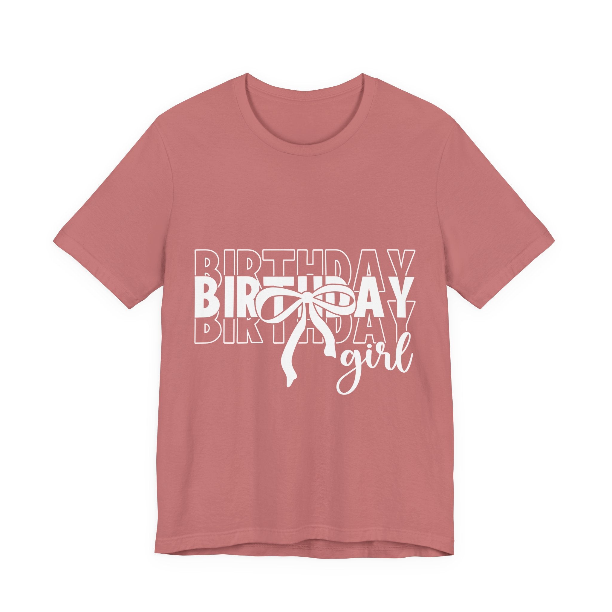 Birthday Girl T-Shirt Birthday Girl Shirt Preppy Coquette Bow Birthday Shirt Birthday Tee Who's the Birthday Girl Birthday time