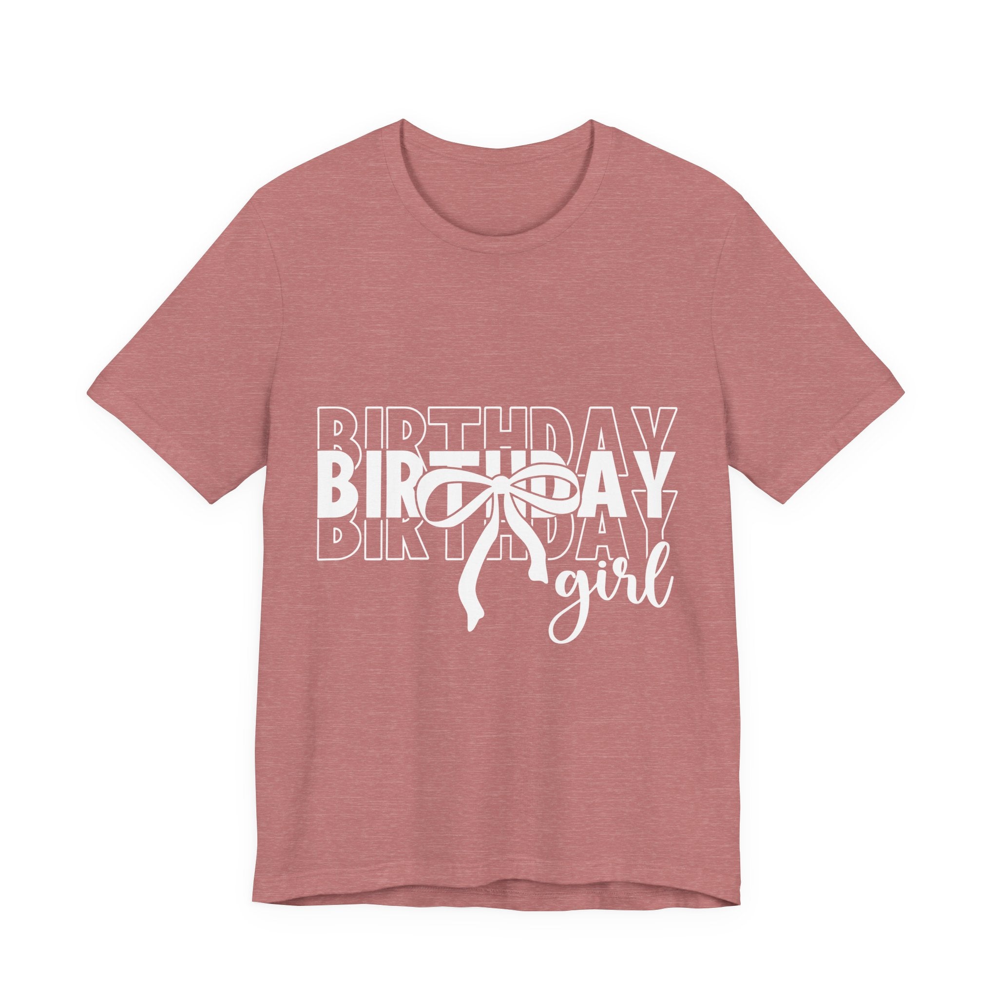 Birthday Girl T-Shirt Birthday Girl Shirt Preppy Coquette Bow Birthday Shirt Birthday Tee Who's the Birthday Girl Birthday time