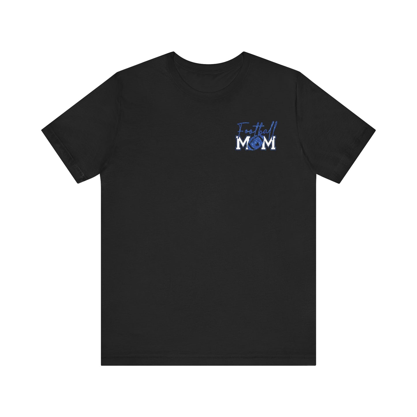Football Mom T-Shirt, Blue Glitter Football Mom Shirt, Football Mom Shirt, Football Shirt, Football Mama Shirt, Football Shirt Svg, Game Day