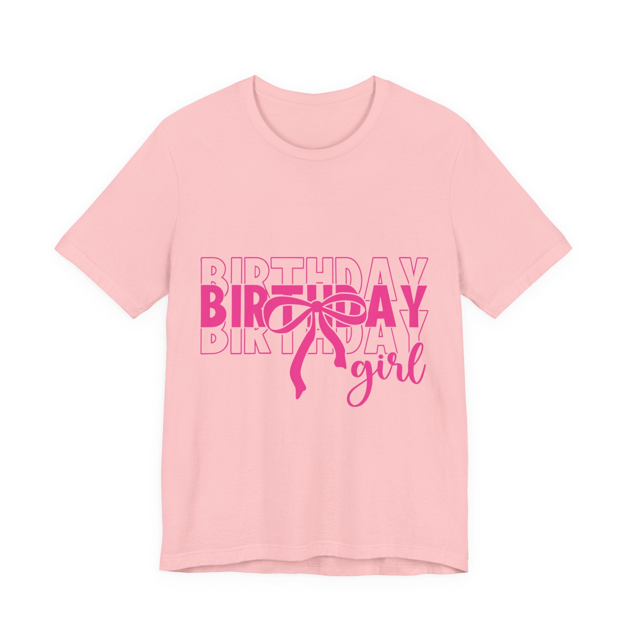 Birthday Girl T-Shirt Birthday Girl Shirt Preppy Coquette Bow Birthday Shirt Birthday Tee Who's the Birthday Girl Birthday time