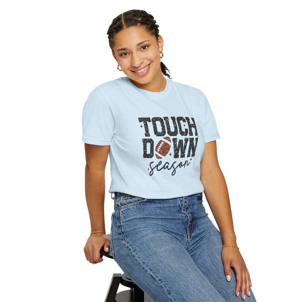 Touch Down Season Unisex T-Shirt, Sports Shirt, Football Tee, Game Day Apparel, Gift for Football Fans, Casual Comfortable Wear