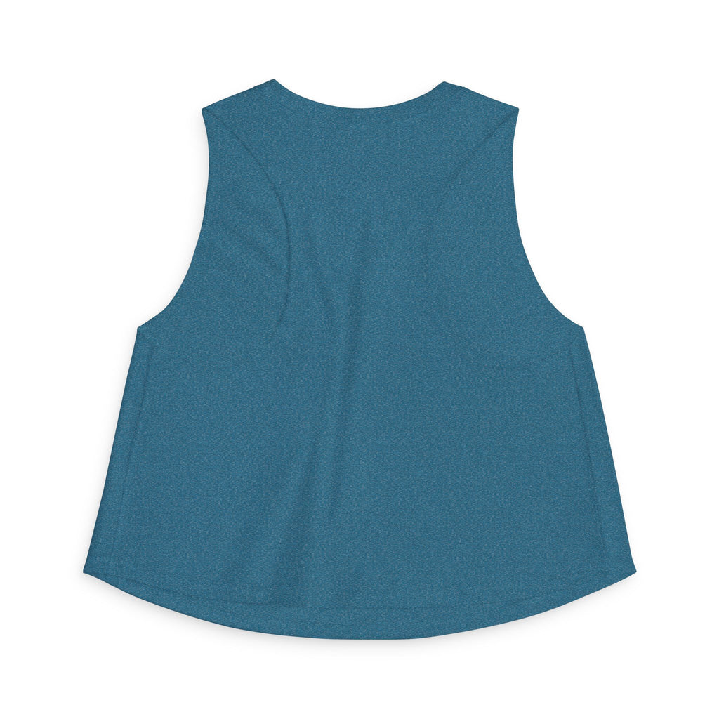 No Pacing Just Push crop top | Motivational Fitness Tank