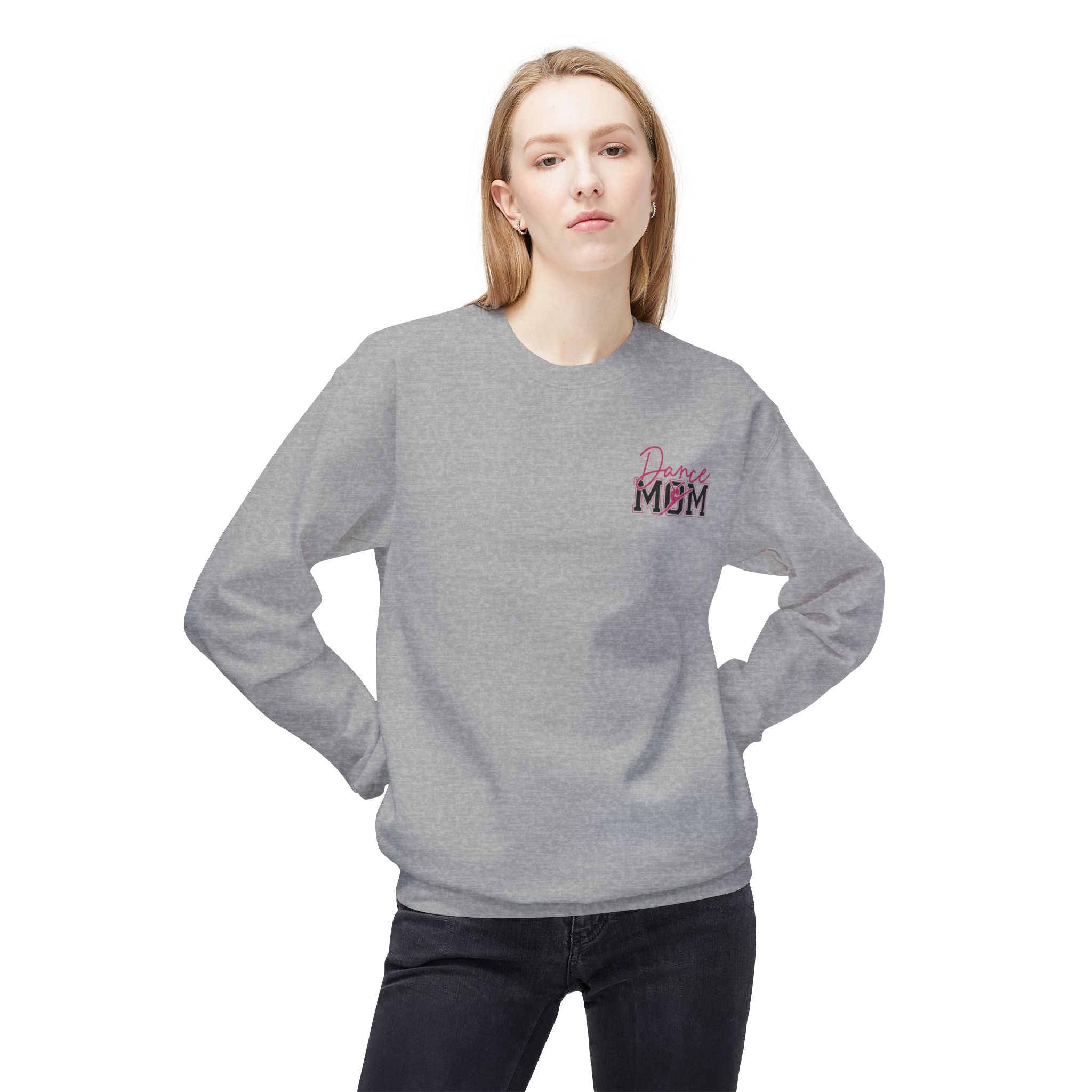Dance Mom Sweatshirt, Softstyle Fleece Crewneck, Perfect for Dancers, Gift for Moms, Dance Mom Competitions, Dance Mom Shirt, Dance Life