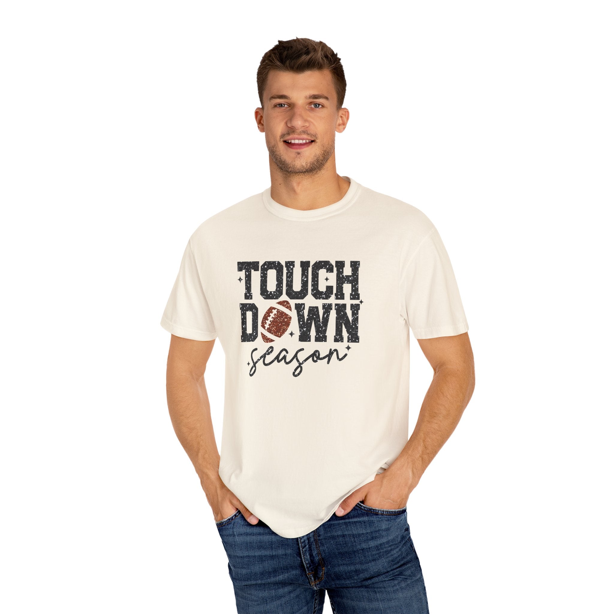 Touch Down Season Unisex T-Shirt, Sports Shirt, Football Tee, Game Day Apparel, Gift for Football Fans, Casual Comfortable Wear