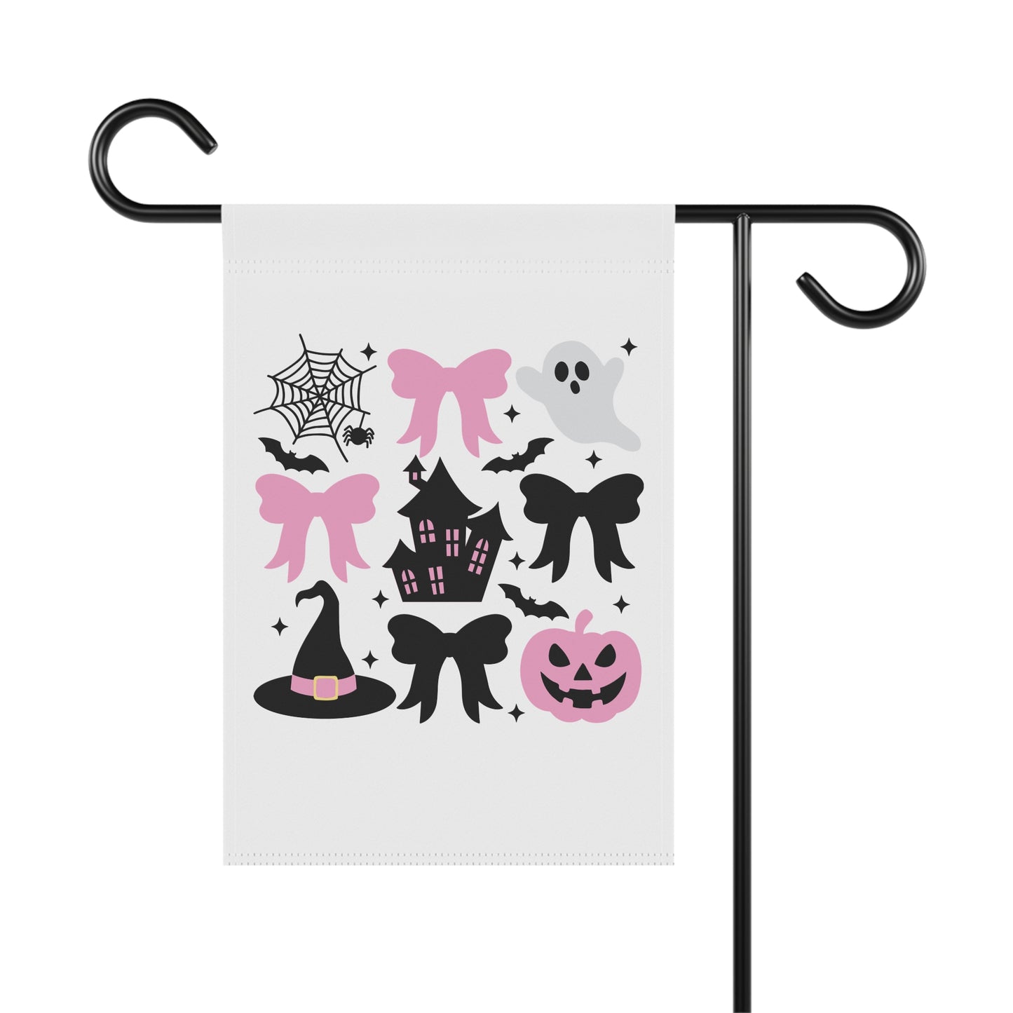 Halloween Garden Banner, Spooky Decor, Outdoor Halloween Decor, Seasonal Garden Flags, Fall Celebration Banner
