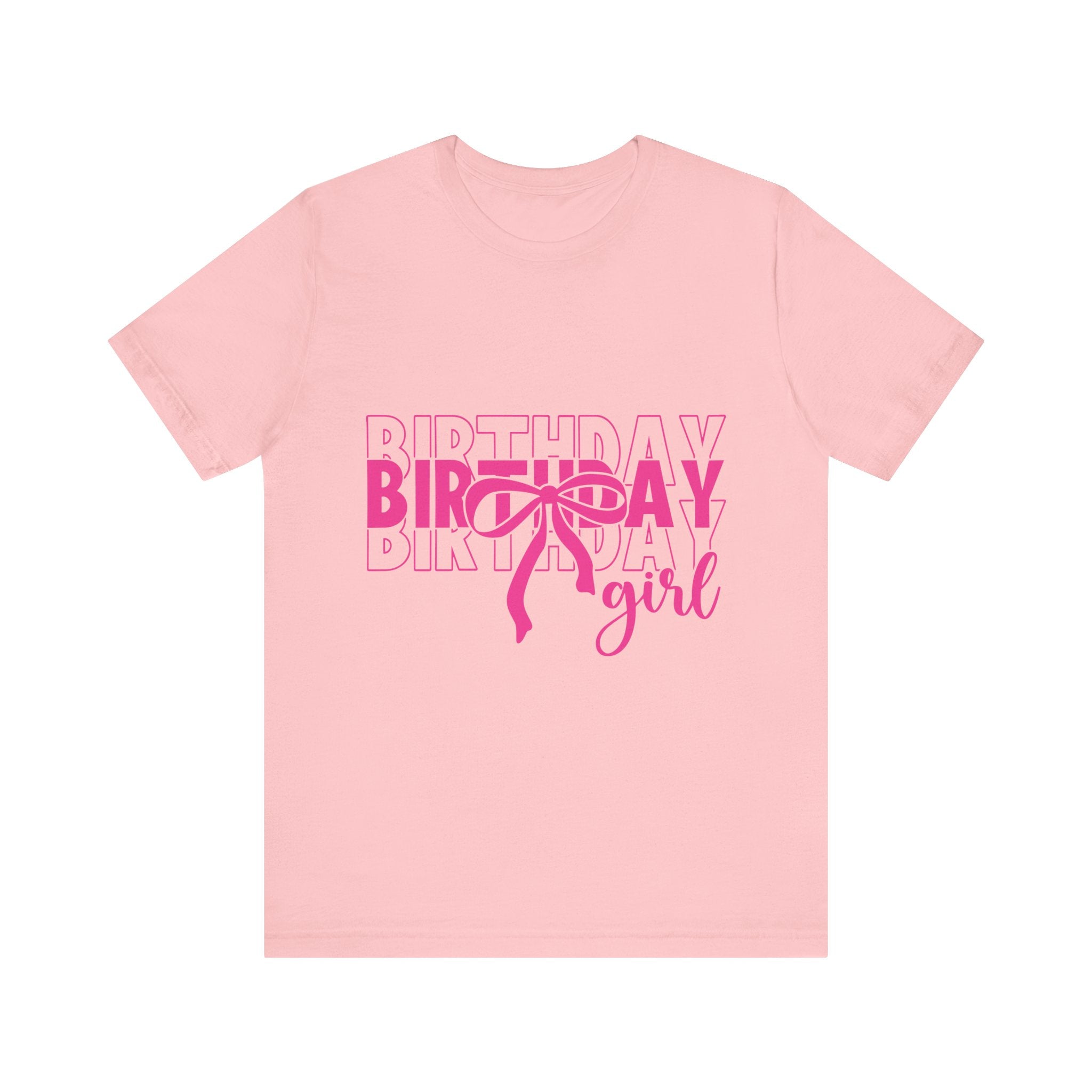 Birthday Girl T-Shirt Birthday Girl Shirt Preppy Coquette Bow Birthday Shirt Birthday Tee Who's the Birthday Girl Birthday time