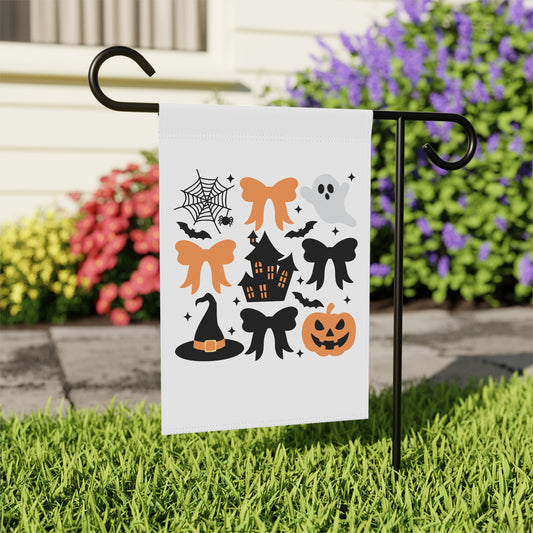 Halloween Garden Banner, Fall Home Decor, Spooky Yard Flag, Seasonal Outdoor Decoration, Trick or Treat Sign