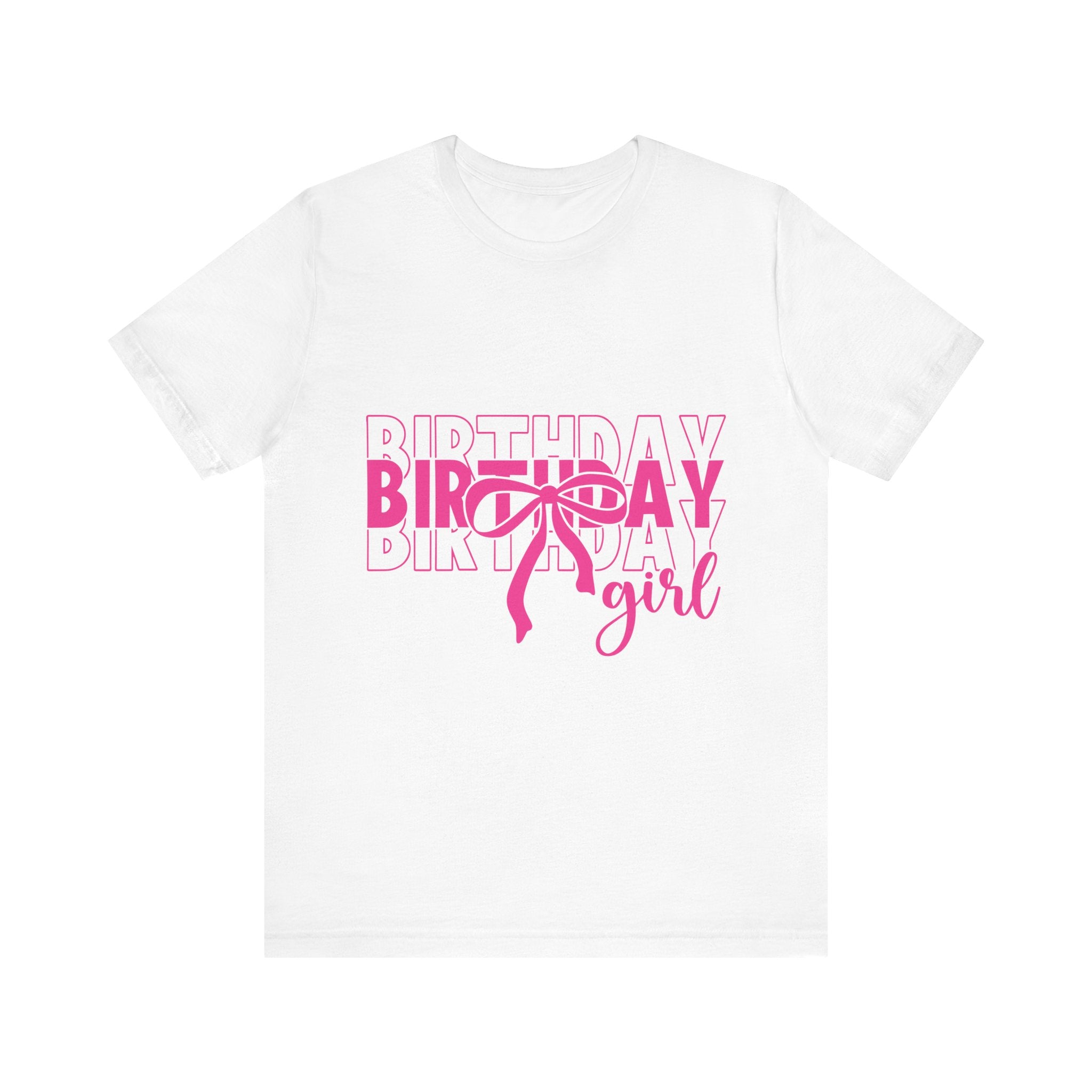 Birthday Girl T-Shirt Birthday Girl Shirt Preppy Coquette Bow Birthday Shirt Birthday Tee Who's the Birthday Girl Birthday time