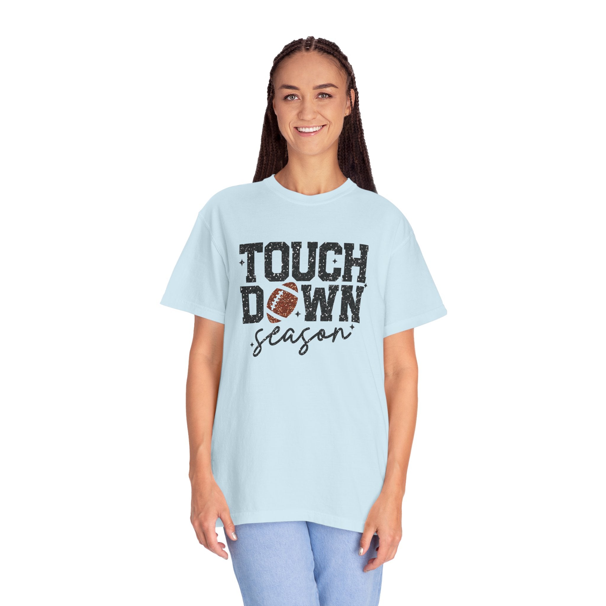 Touch Down Season Unisex T-Shirt, Sports Shirt, Football Tee, Game Day Apparel, Gift for Football Fans, Casual Comfortable Wear