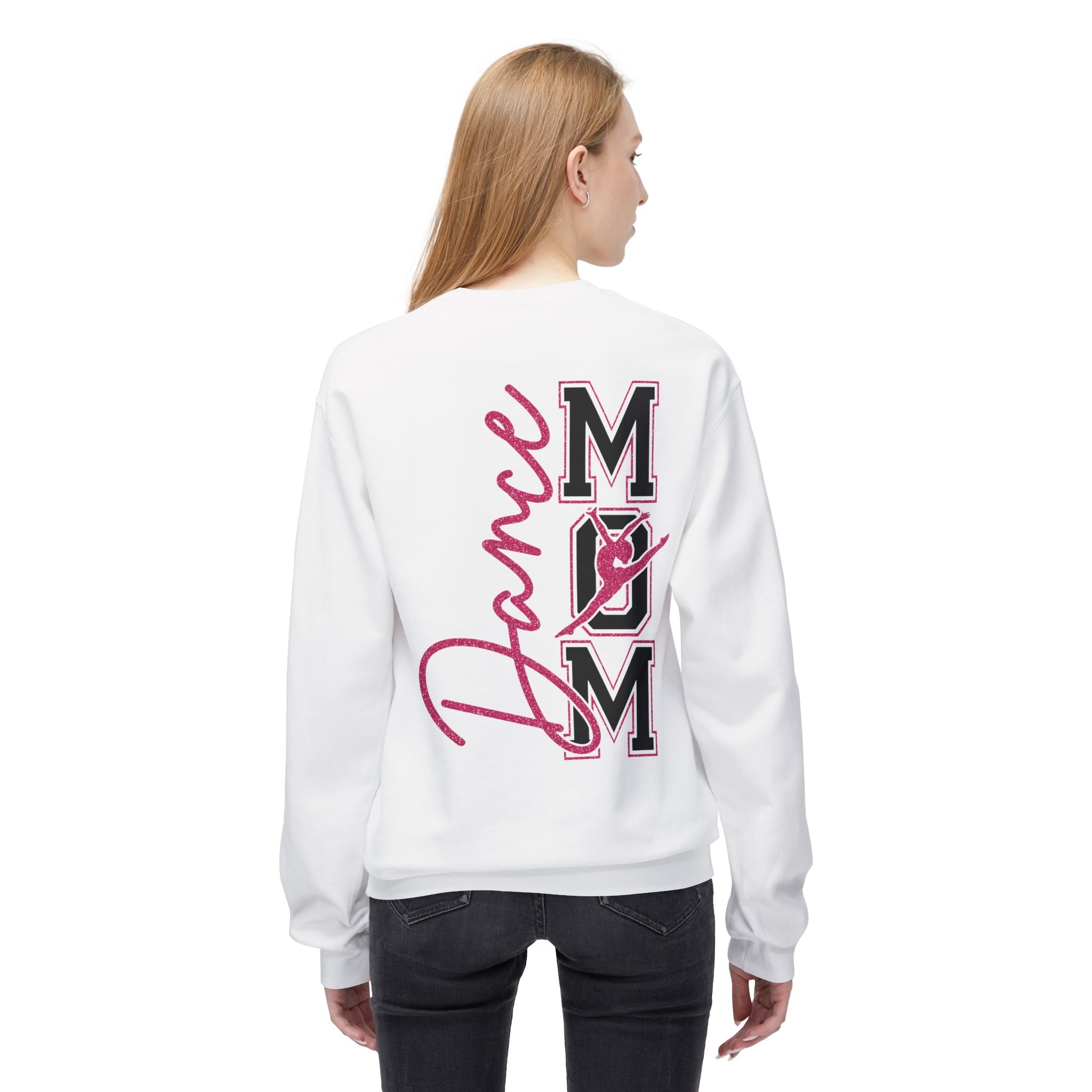Dance Mom Sweatshirt, Softstyle Fleece Crewneck, Perfect for Dancers, Gift for Moms, Dance Mom Competitions, Dance Mom Shirt, Dance Life