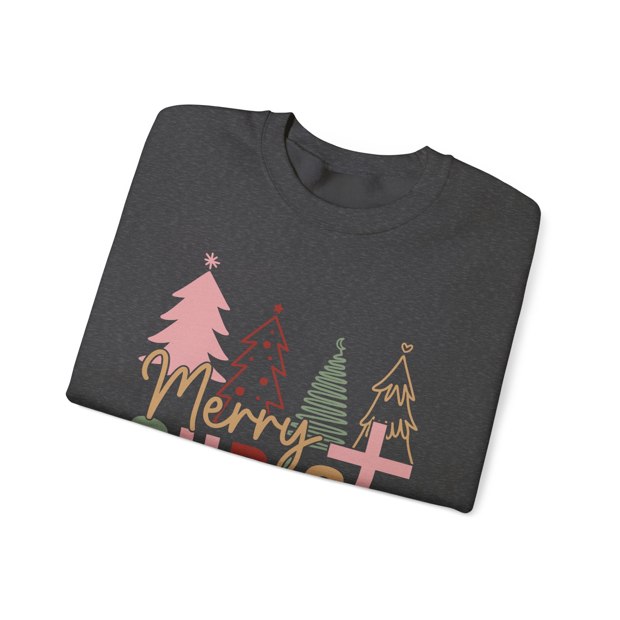 Merry Christmas Sweater, Cozy Holiday Sweatshirt, Unisex Christmas Apparel, Festive Winter Clothing, Fun Xmas Gift