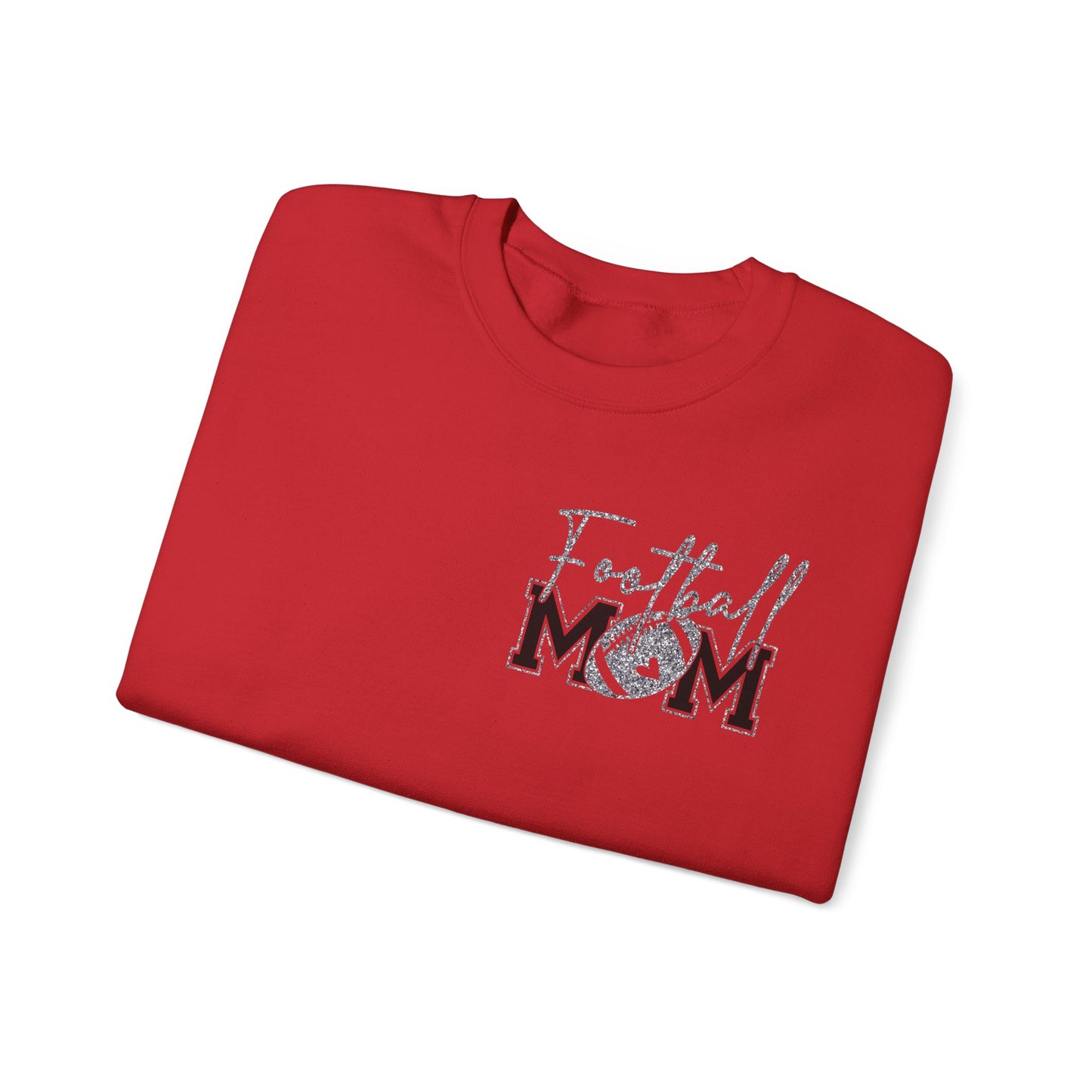 Football Mom Sweatshirt, Cozy Crewneck for Sports Moms, Gift for Football Season, Casual Wear, Game Day Outfit