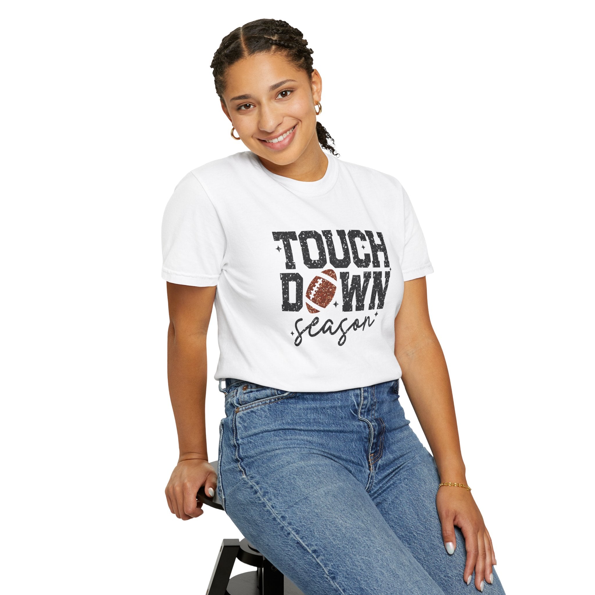 Touch Down Season Unisex T-Shirt, Sports Shirt, Football Tee, Game Day Apparel, Gift for Football Fans, Casual Comfortable Wear