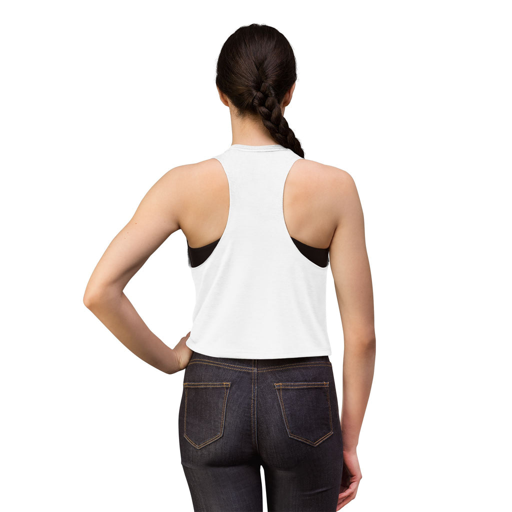 No Pacing Just Push crop top | Motivational Fitness Tank