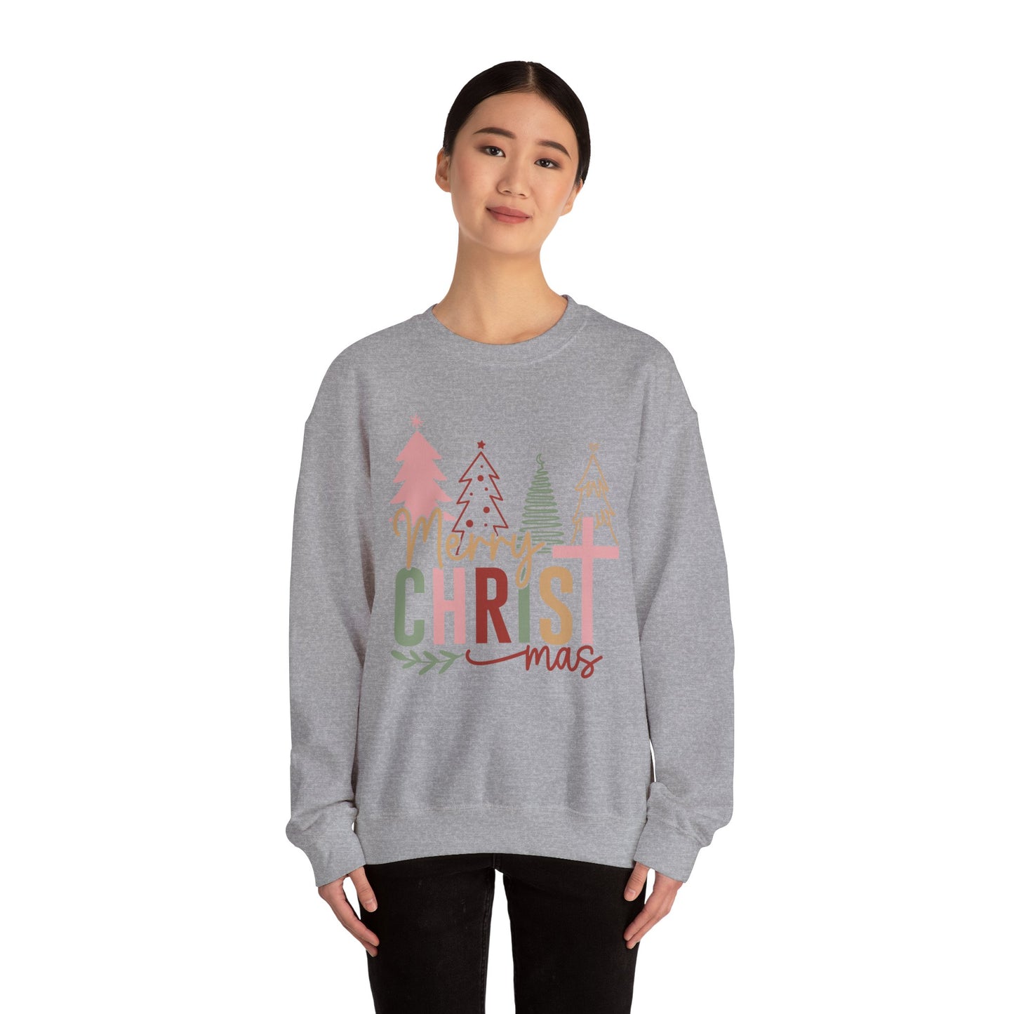 Merry Christmas Sweater, Cozy Holiday Sweatshirt, Unisex Christmas Apparel, Festive Winter Clothing, Fun Xmas Gift