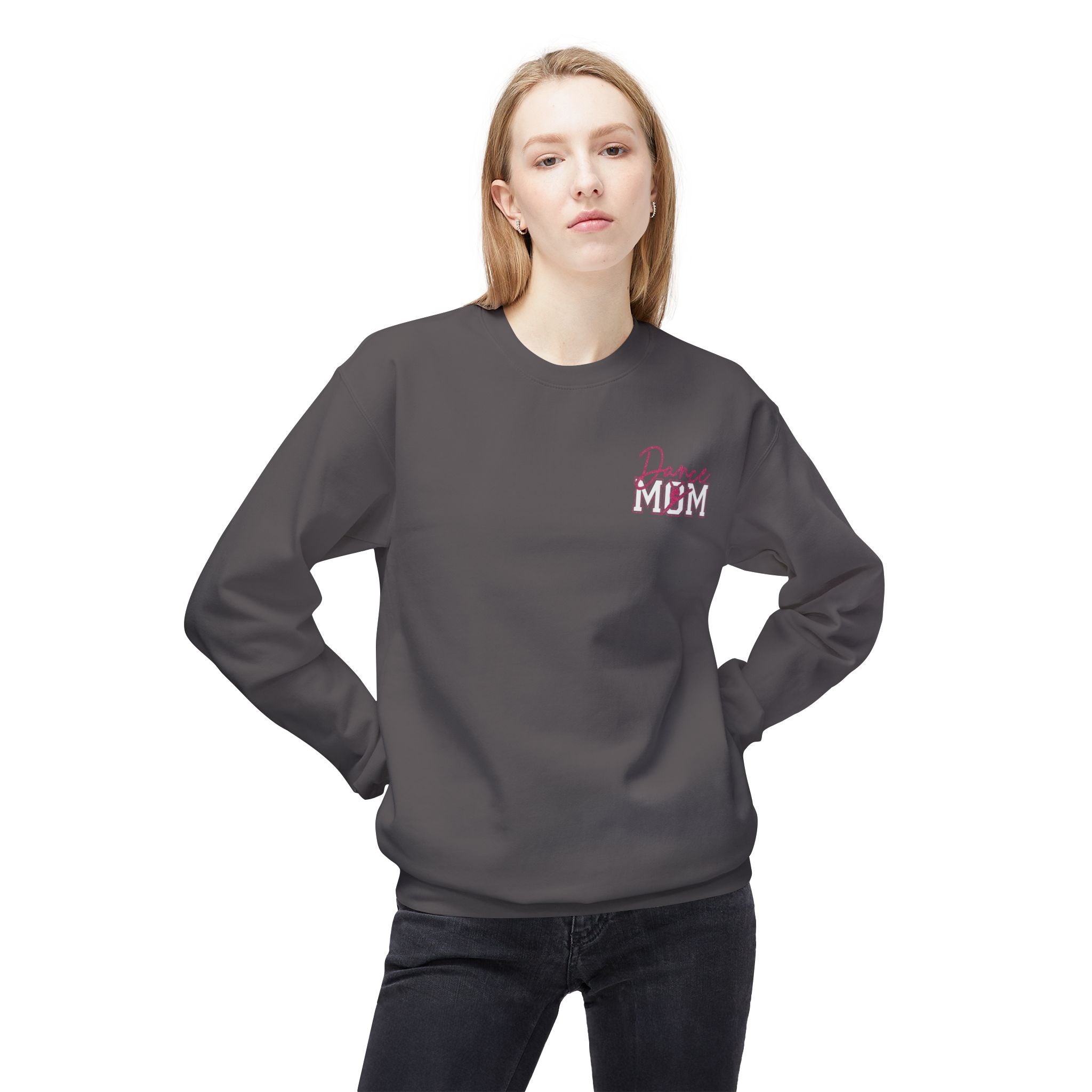 Dance Mom Sweatshirt, Softstyle Fleece Crewneck, Perfect for Dancers, Gift for Moms, Dance Mom Competitions, Dance Mom Shirt, Dance Life