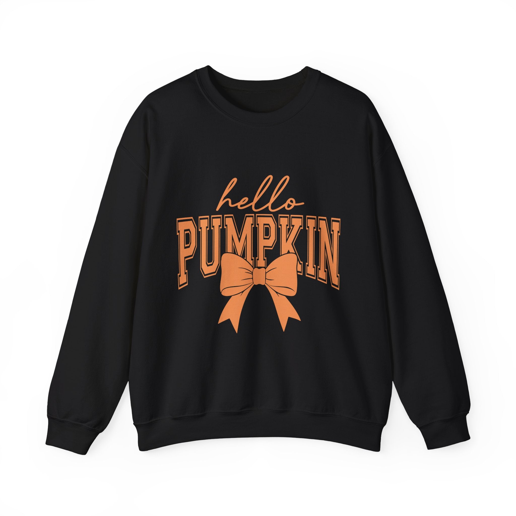 Hello Pumpkin Sweatshirt | Autumn Crewneck for Fall, Halloween Cozy Wear, Gift for Pumpkin Lovers, Seasonal Apparel