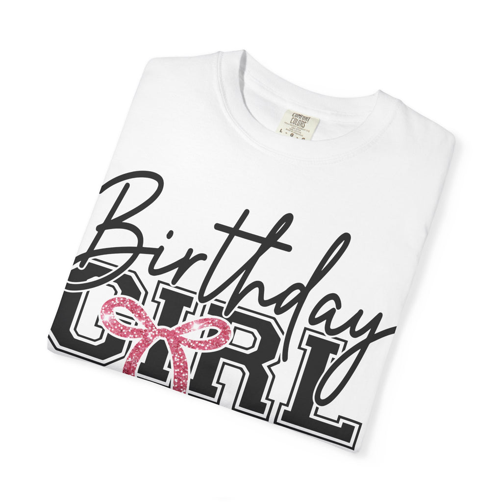 Birthday Girl Shirt Birthday Girl Shirt Preppy Coquette Bow Birthday Shirt Birthday gift Tshirt