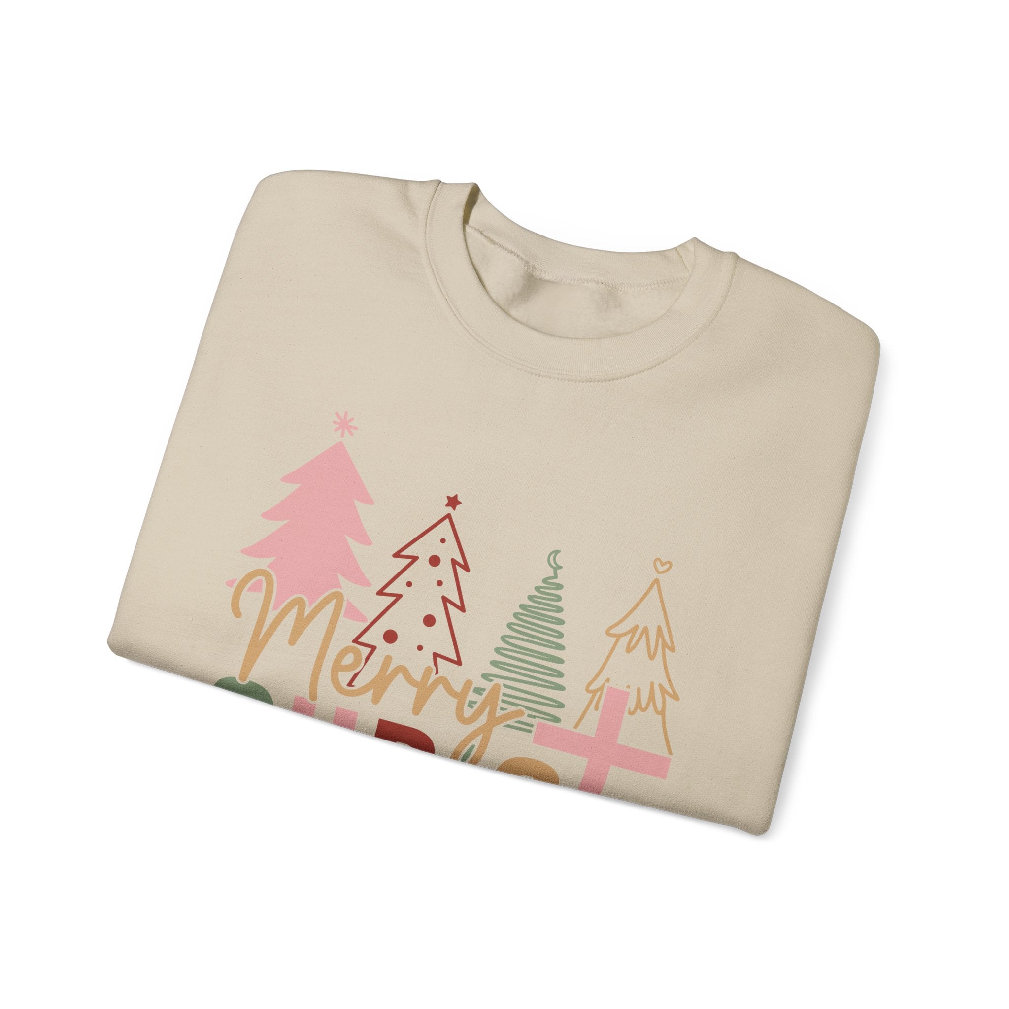 Merry Christmas Sweater, Cozy Holiday Sweatshirt, Unisex Christmas Apparel, Festive Winter Clothing, Fun Xmas Gift