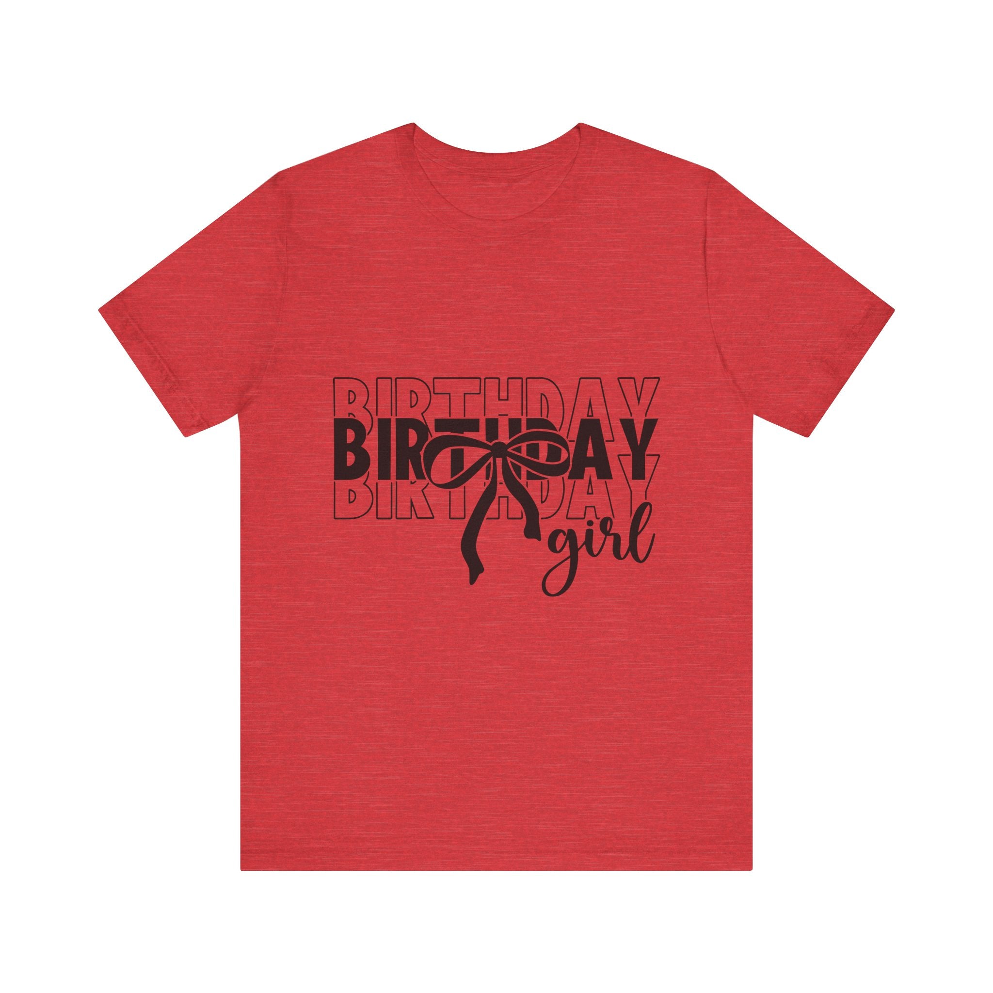 Birthday Girl T-Shirt Birthday Girl Shirt Preppy Coquette Bow Birthday Shirt Birthday Tee Who's the Birthday Girl Birthday time