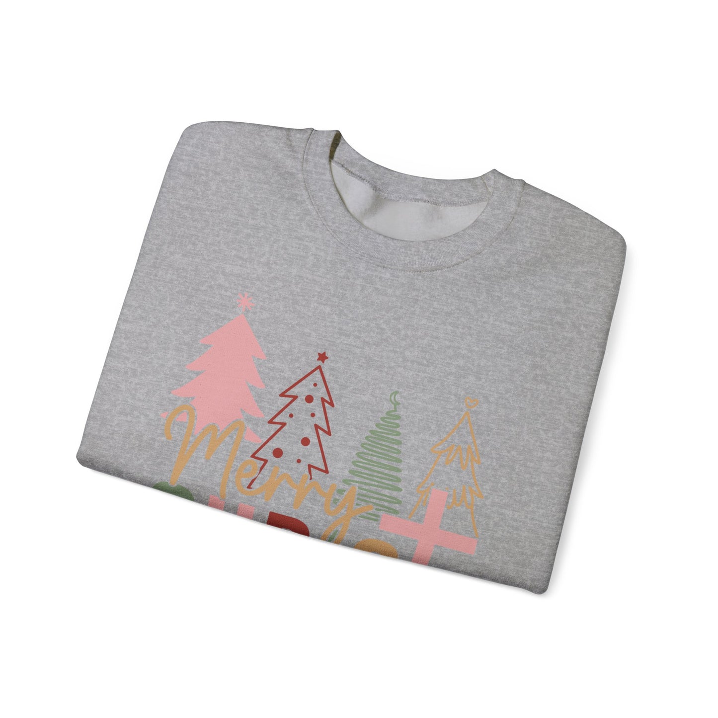 Merry Christmas Sweater, Cozy Holiday Sweatshirt, Unisex Christmas Apparel, Festive Winter Clothing, Fun Xmas Gift