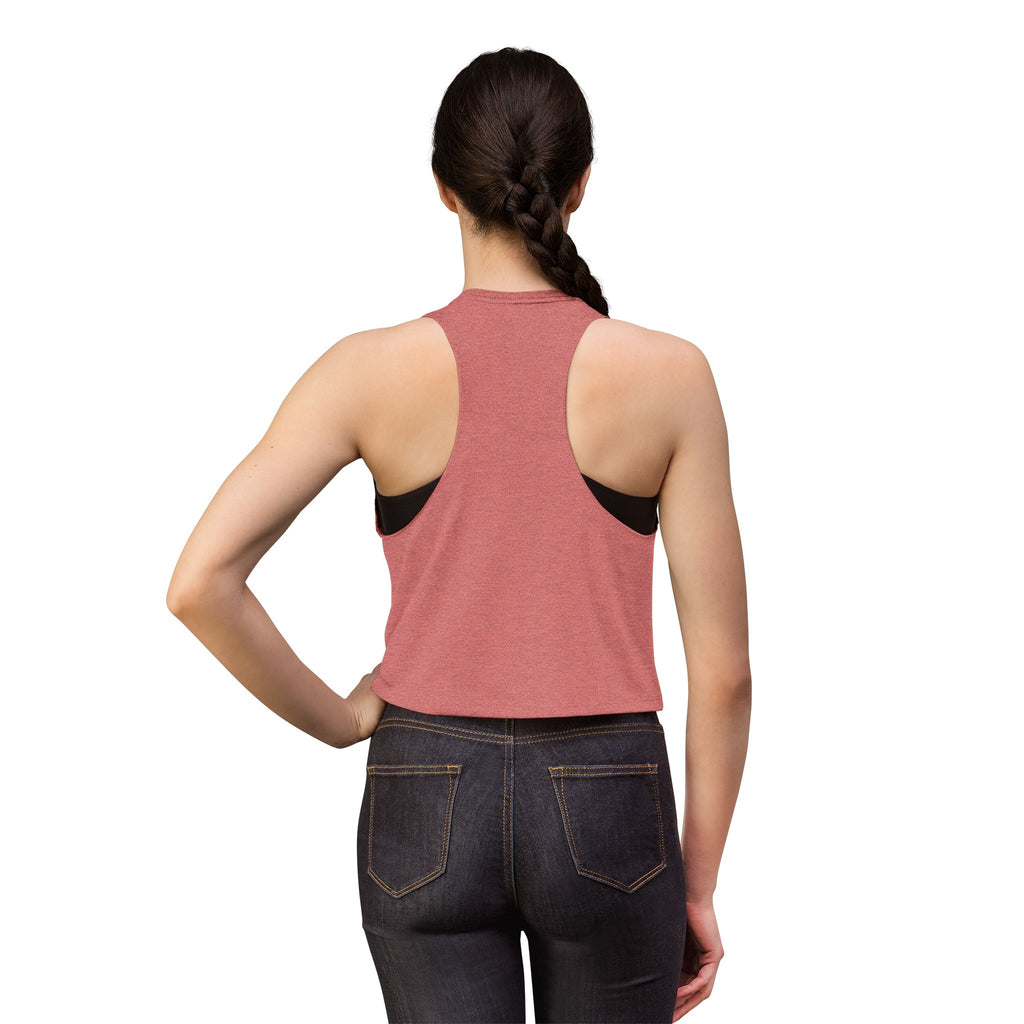 No Pacing Just Push crop top | Motivational Fitness Tank