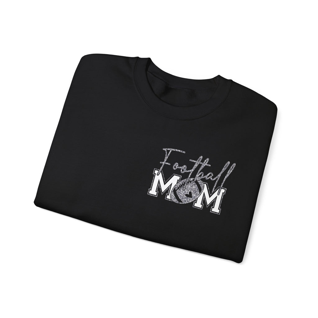 Football Mom Sweatshirt, Cozy Crewneck for Sports Moms, Gift for Football Season, Casual Wear, Game Day Outfit