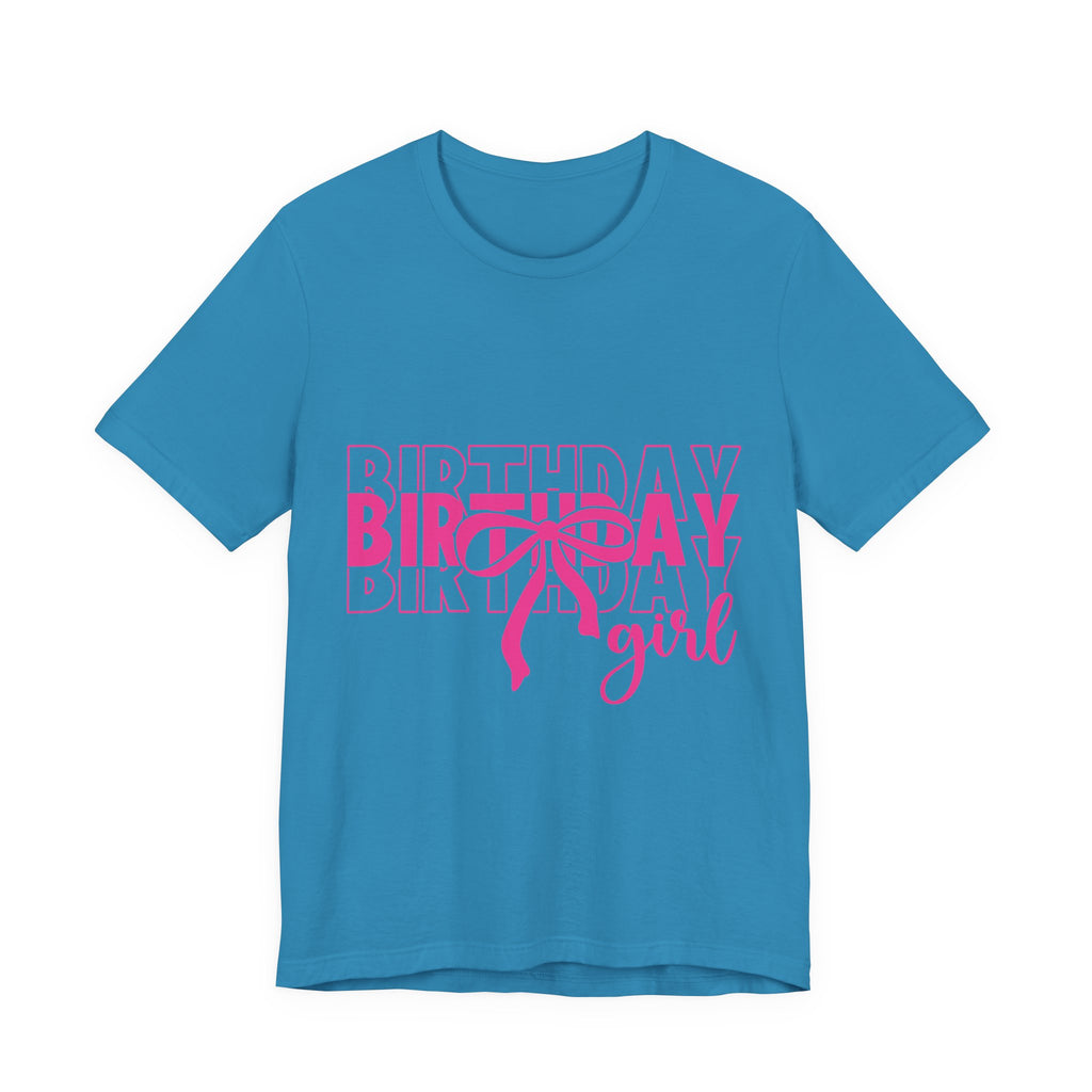 Birthday Girl T-Shirt Birthday Girl Shirt Preppy Coquette Bow Birthday Shirt Birthday Tee Who's the Birthday Girl Birthday time