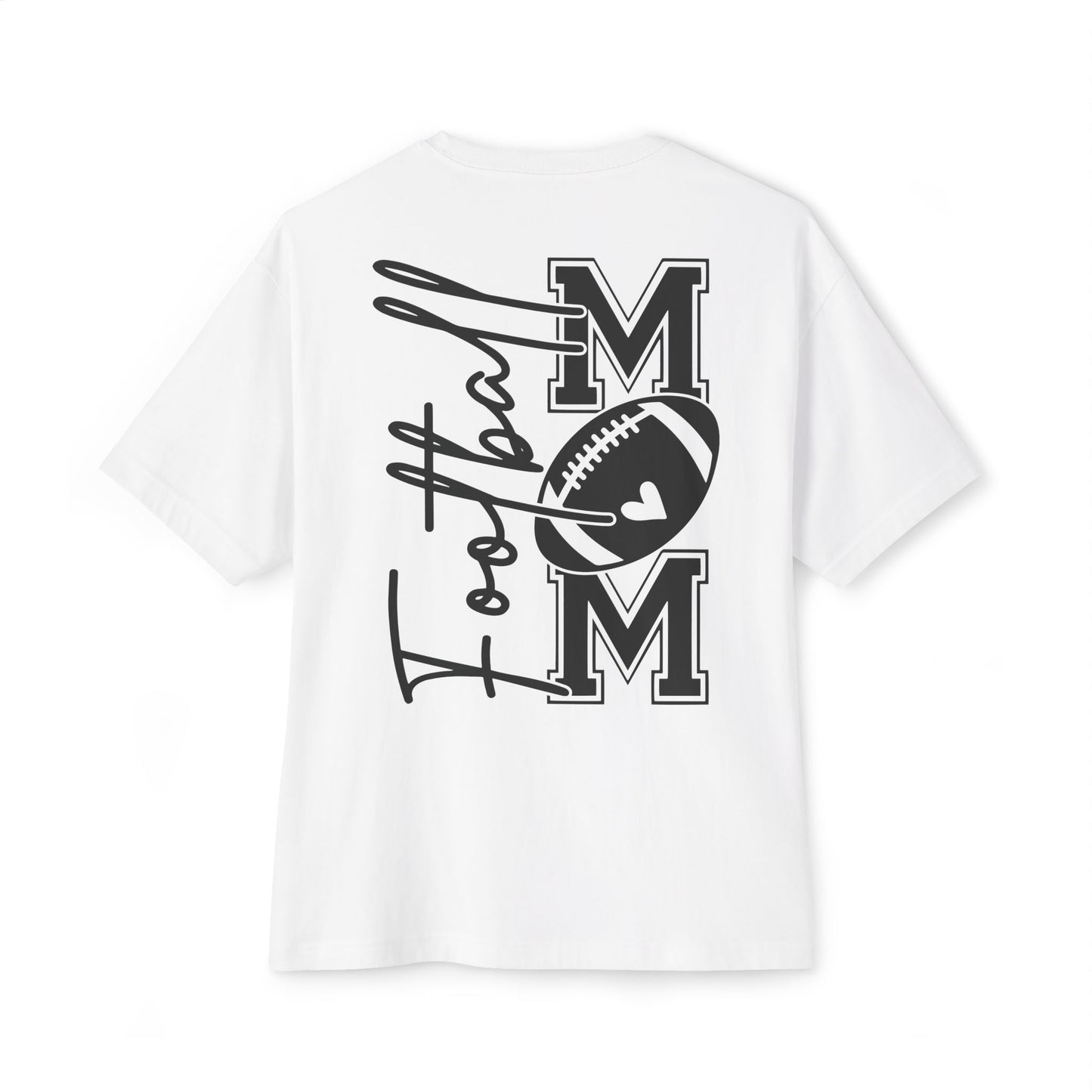 Football Mom Unisex Oversized Boxy Tee, Football Mom, Football Mom Shirt, Football, Football Mama, Football Shirt, Game Day
