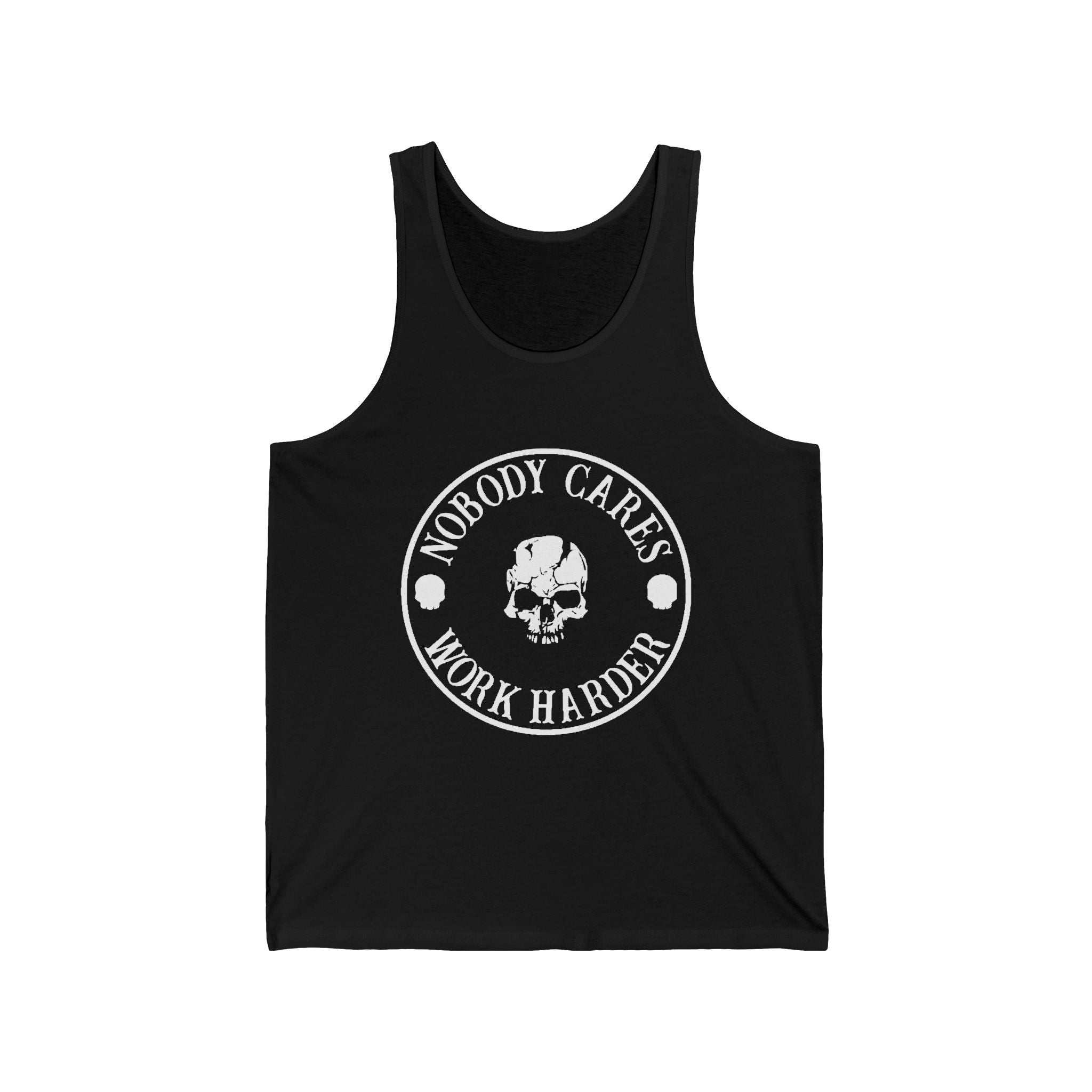 Nobody Cares, Work Harder Jersey Tank Design, Motivational Workout Top, Gym Apparel, Fitness Gift, Casual Summer Wear