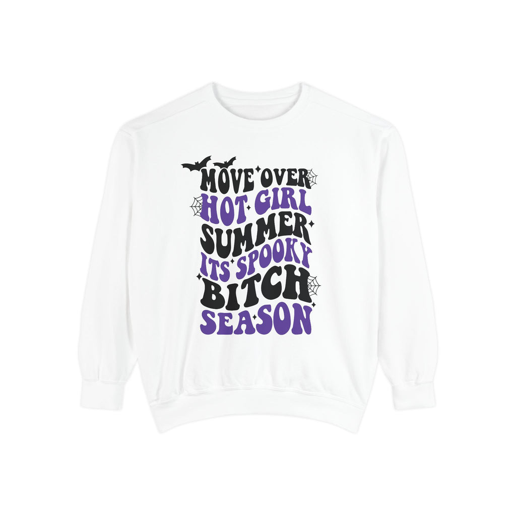 Spooky Season Sweatshirt, Cozy Fall Garment, Halloween Apparel, Casual Halloween Sweater, Autumn Fashion, Unisex Fall Wear