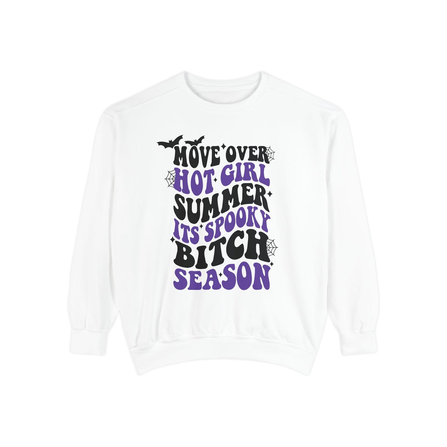 Spooky Season Sweatshirt, Cozy Fall Garment, Halloween Apparel, Casual Halloween Sweater, Autumn Fashion, Unisex Fall Wear