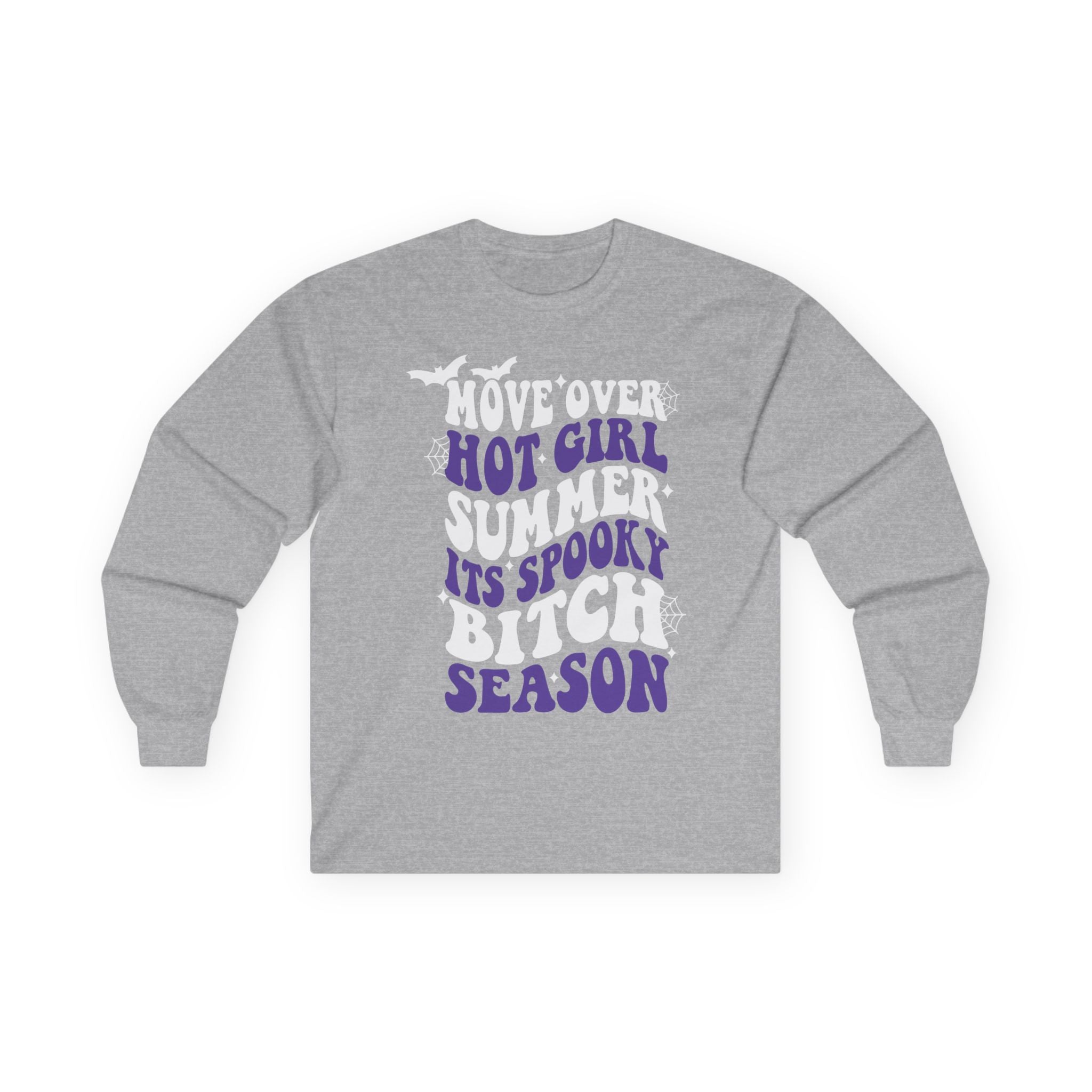 Spooky Season Long Sleeve Tee, Halloween Shirt, Fall Fashion, Unisex Graphic Tee, Cozy Halloween Clothing