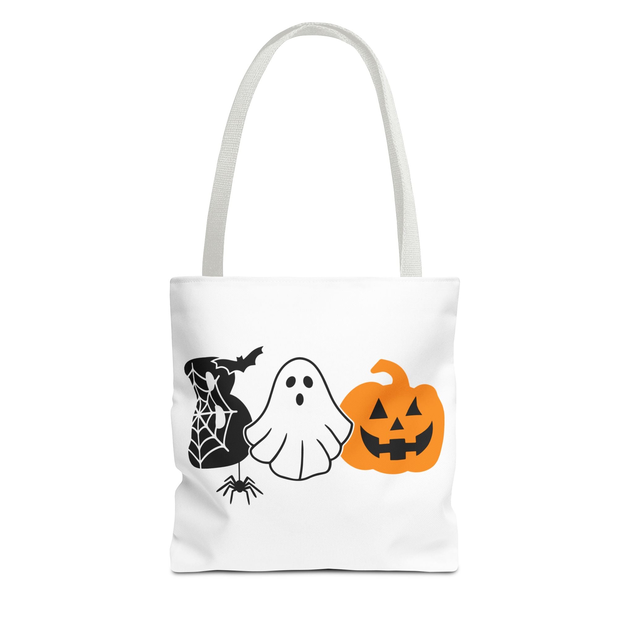 Halloween-Themed Tote Bag - Spooky Ghosts and Pumpkins Design, Perfect for Trick or Treating, Fall Festivals, and Daily Use, [...]