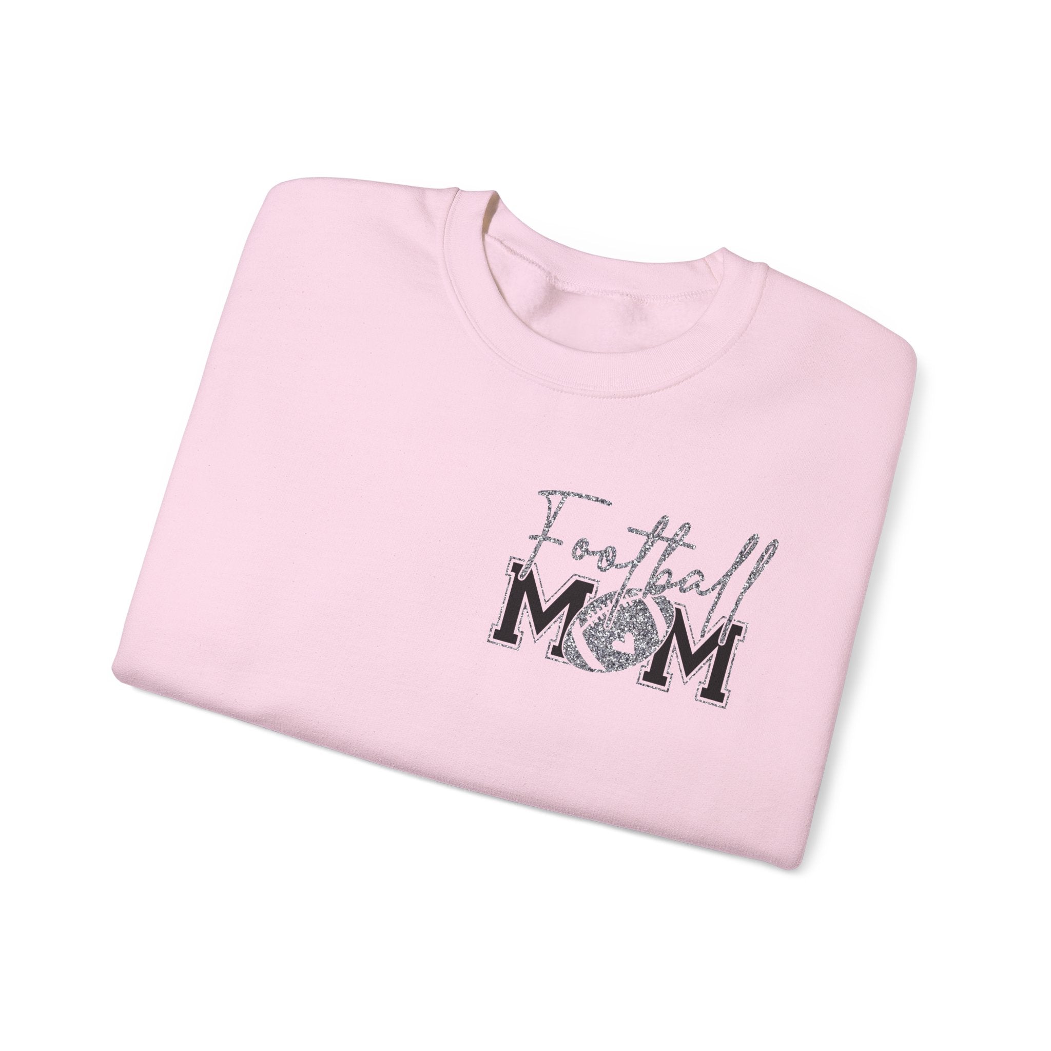 Football Mom Sweatshirt, Cozy Crewneck for Sports Moms, Gift for Football Season, Casual Wear, Game Day Outfit