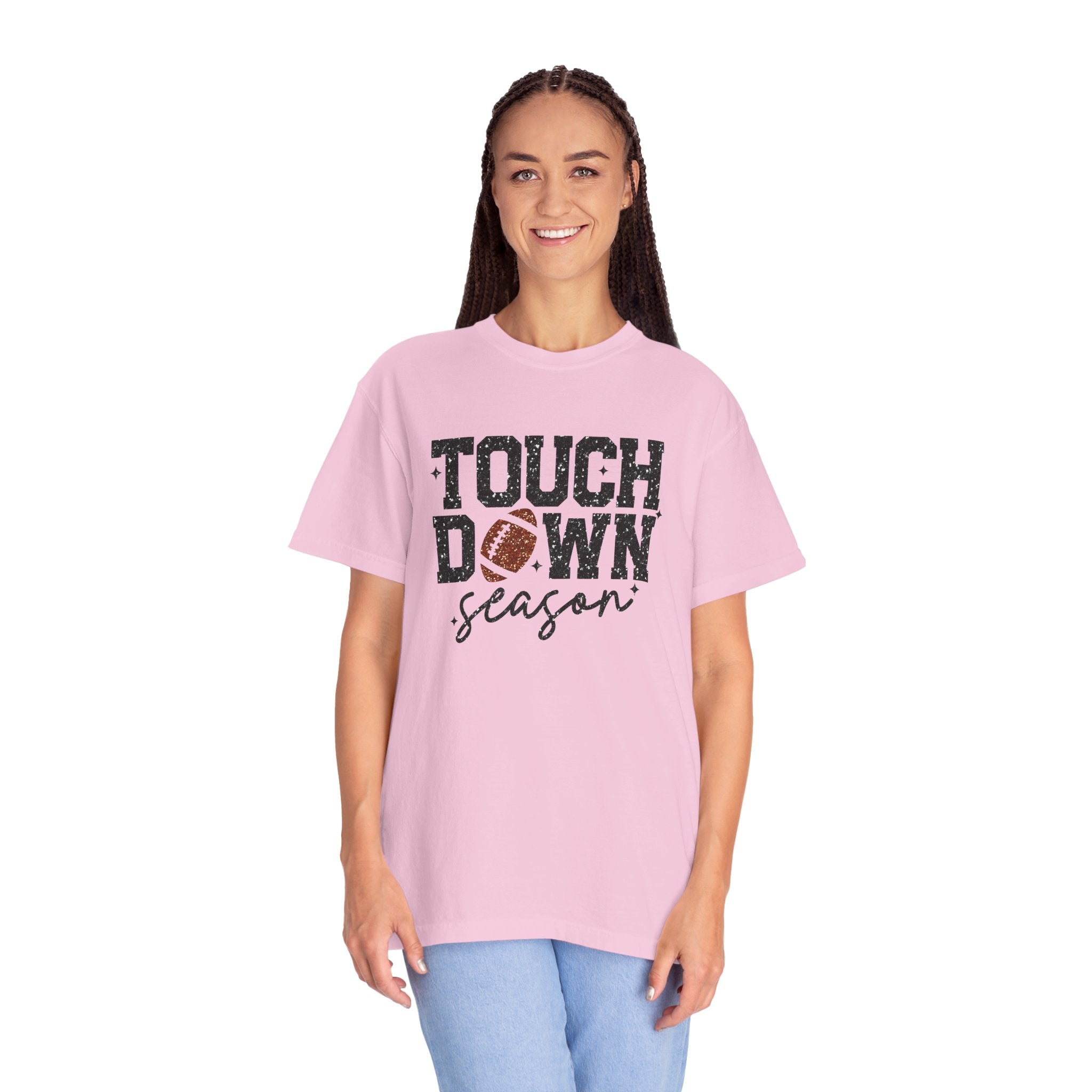 Touch Down Season Unisex T-Shirt, Sports Shirt, Football Tee, Game Day Apparel, Gift for Football Fans, Casual Comfortable Wear